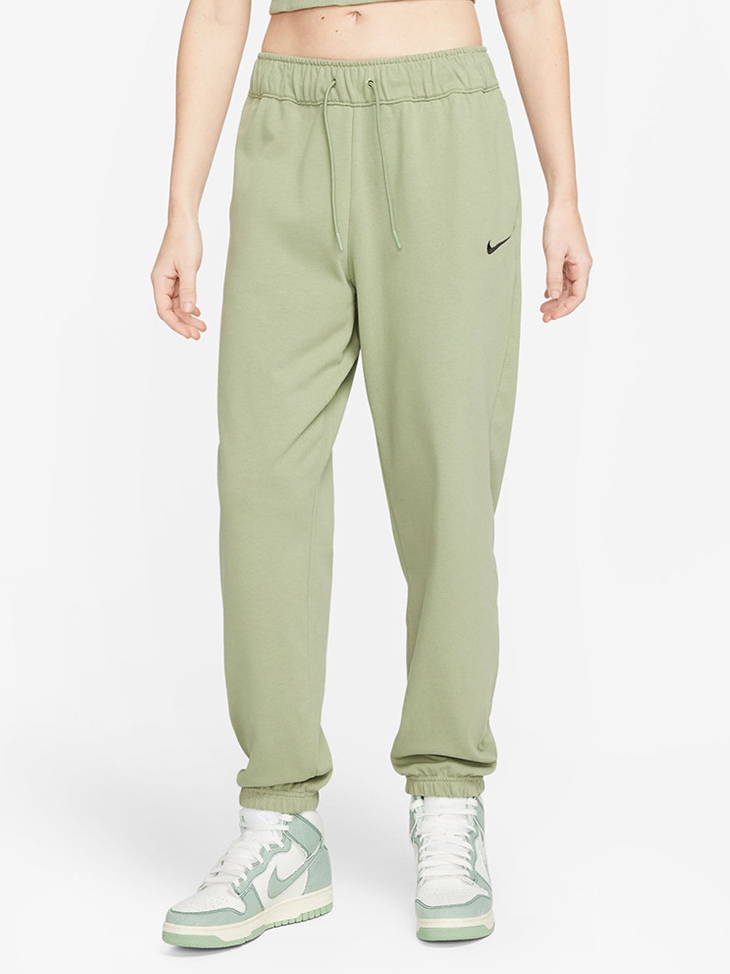 NIKE PANTALONI SPORTIVI SPORTSWEAR VERDE