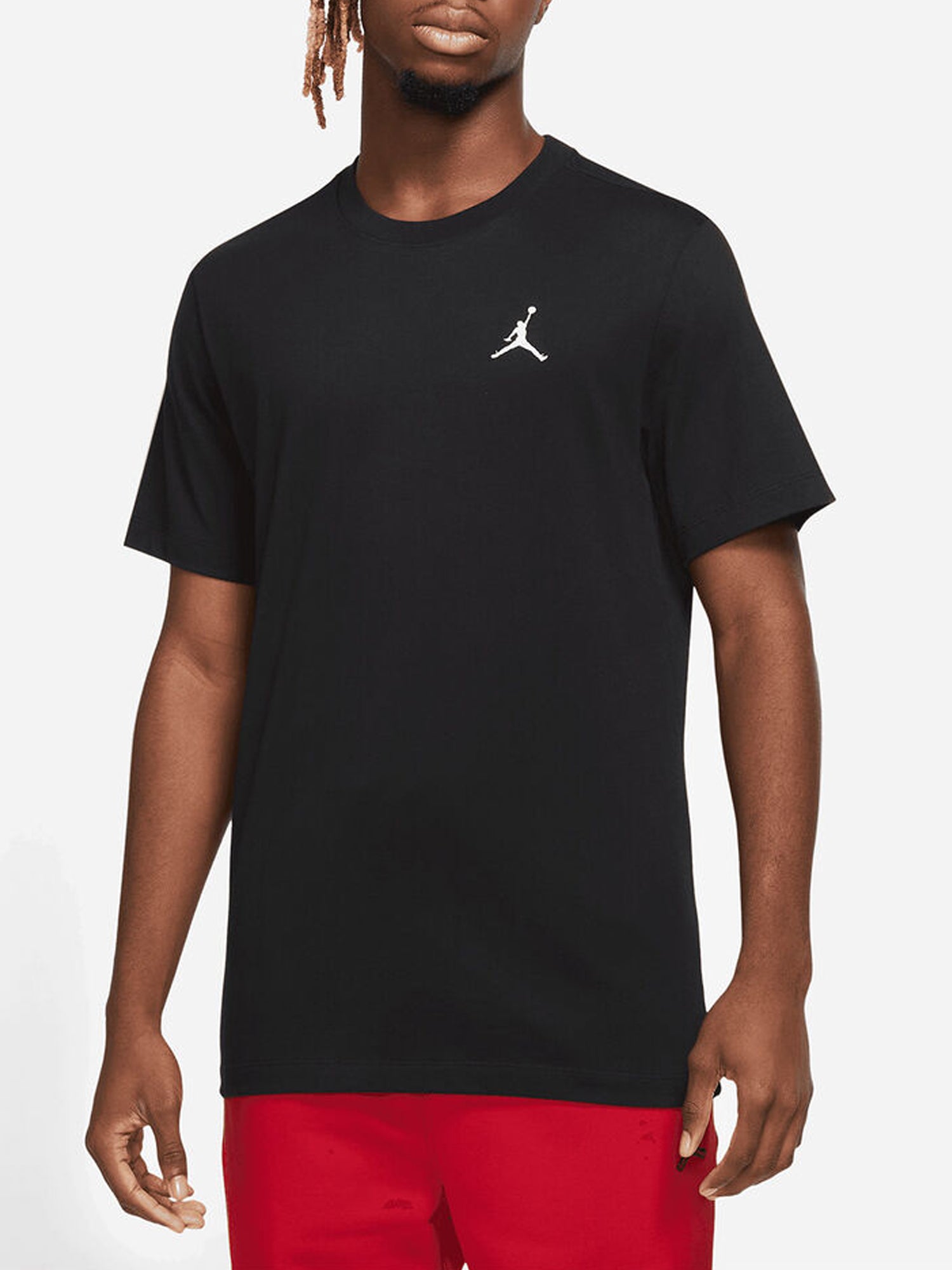 JORDAN T-SHIRT MANICHE CORTE BIG LOGO 23 NERO