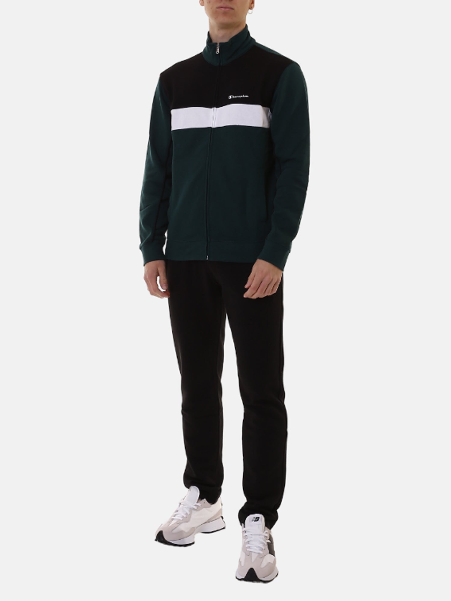 CHAMPION TUTA FULL ZIP VERDE