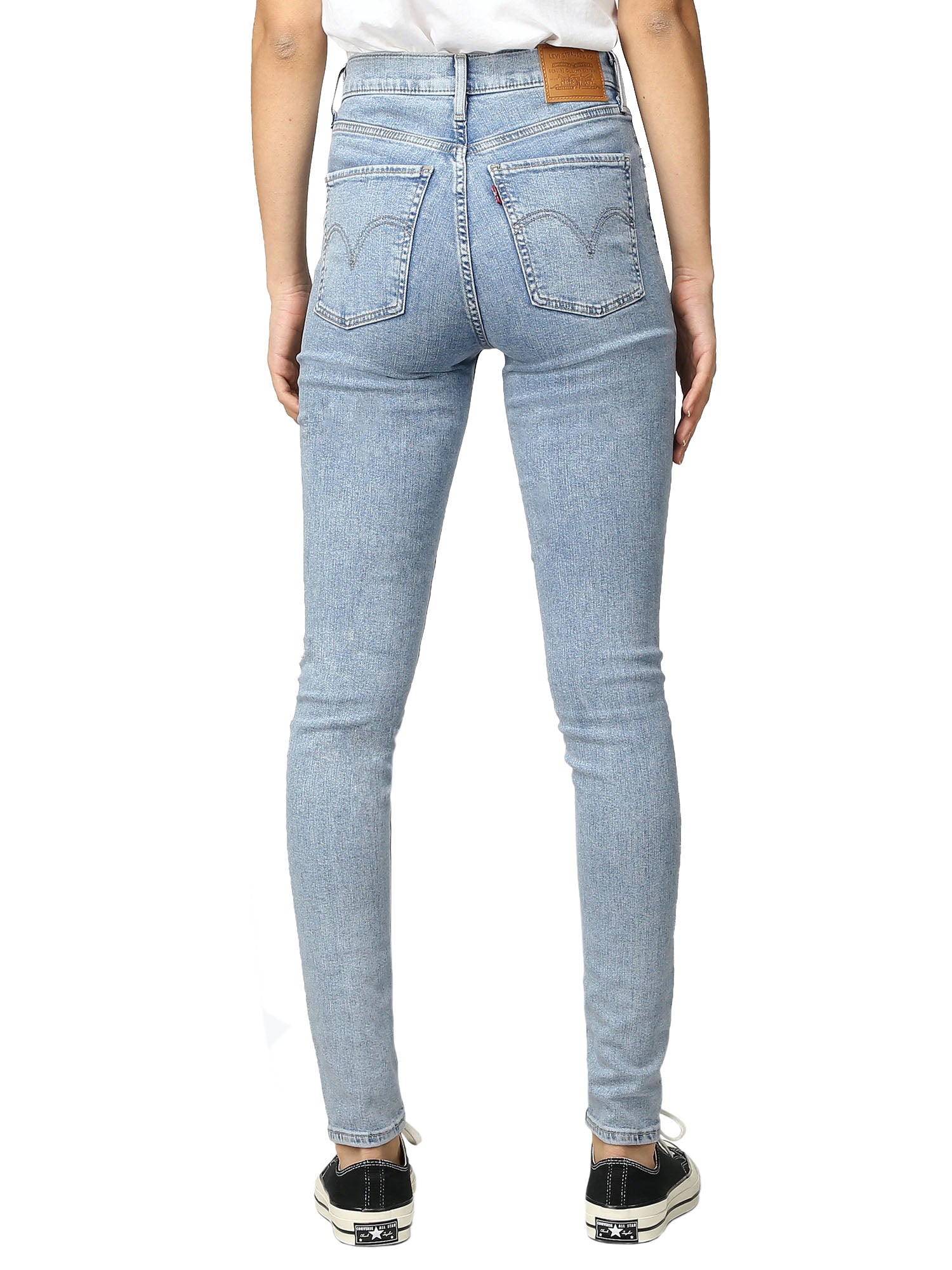 LEVI'S JEANS SUPER SKINNY IN DENIM BLU CHIARO