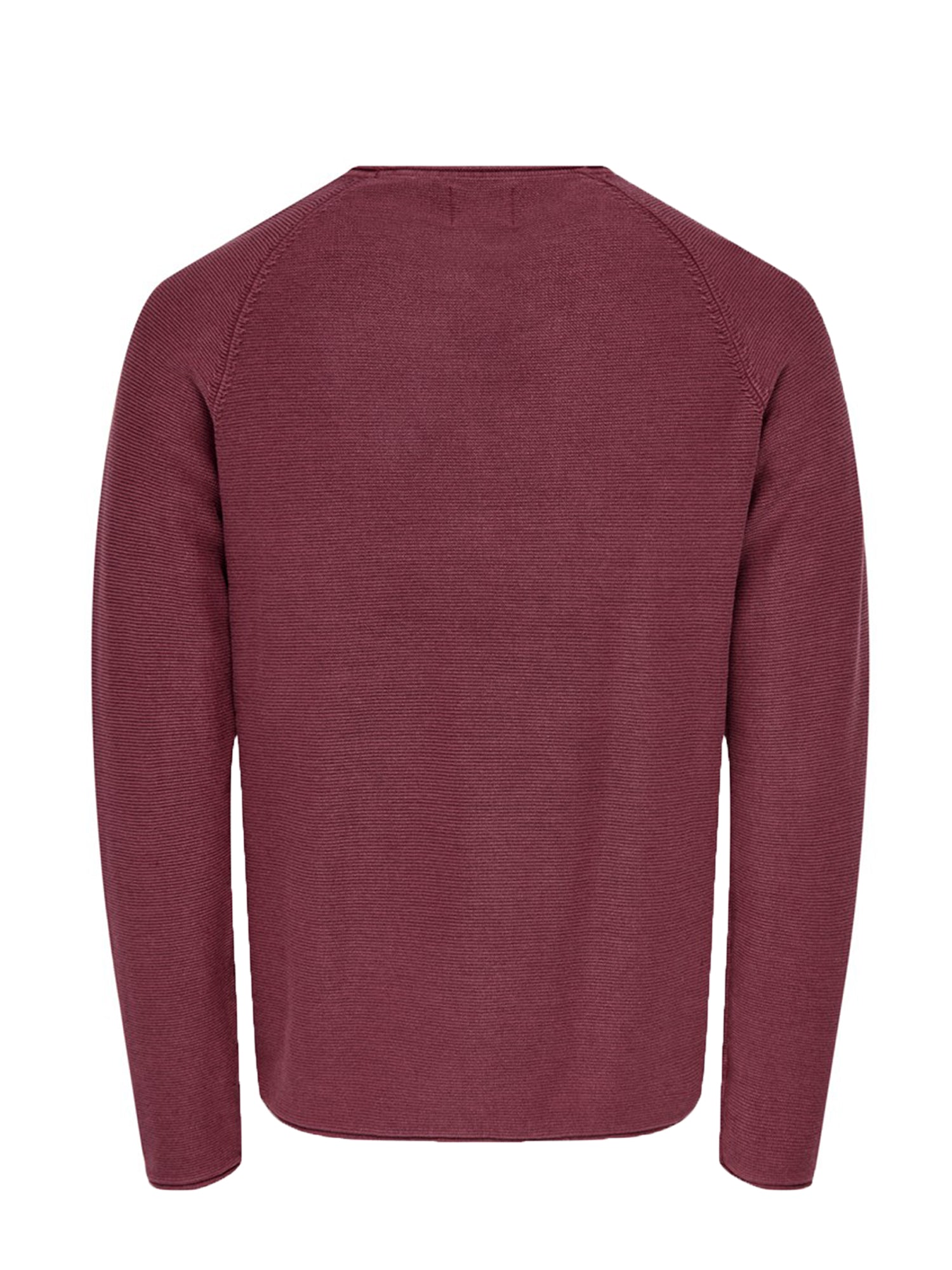 ONLY&SONS PULLOVER DEXTOR GIROCOLLO BORDEAUX