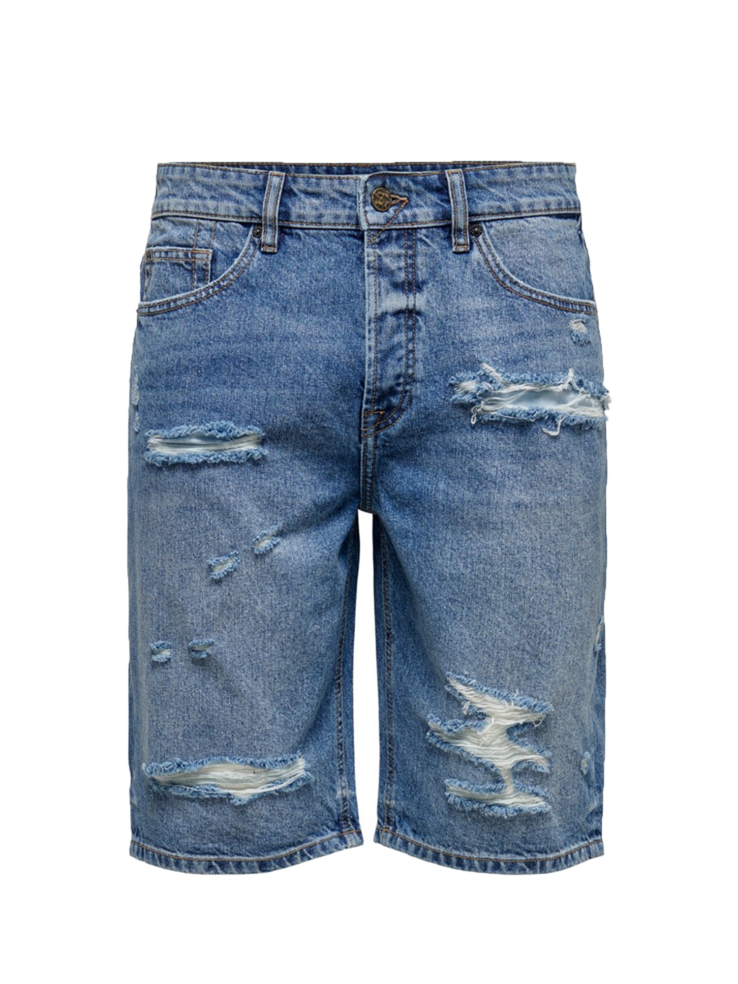 ONLY&SONS PANTALONCINI IN DENIM BLU