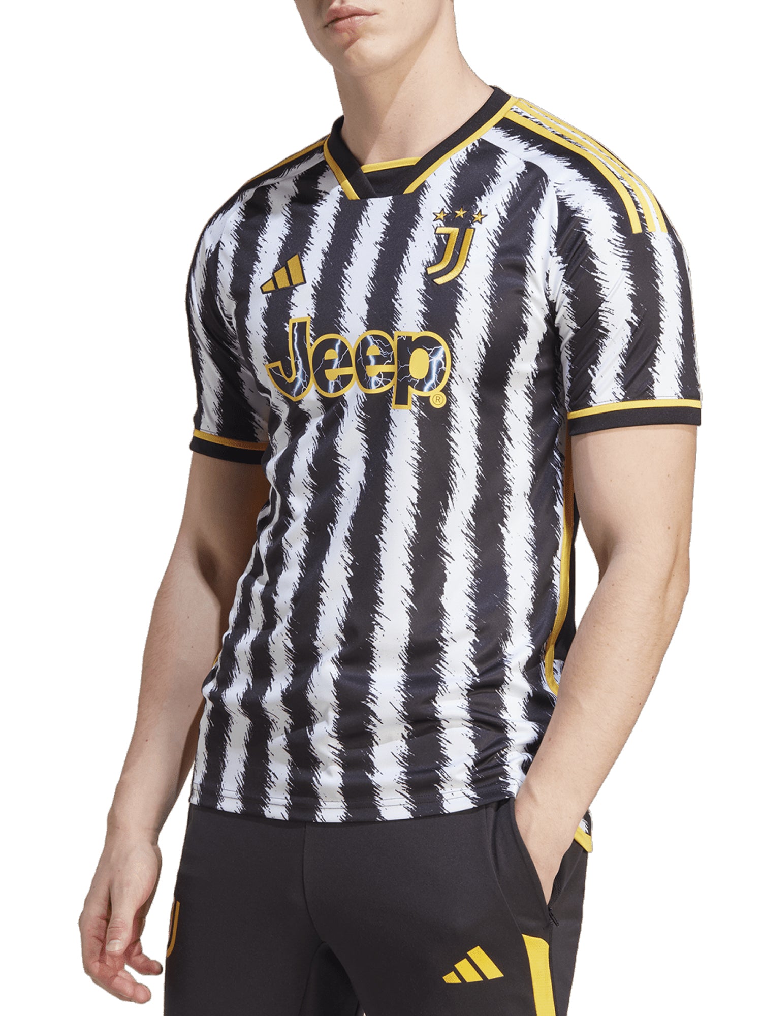 ADIDAS MAGLIA HOME 23/24 JUVENTUS BIANCO - NERO