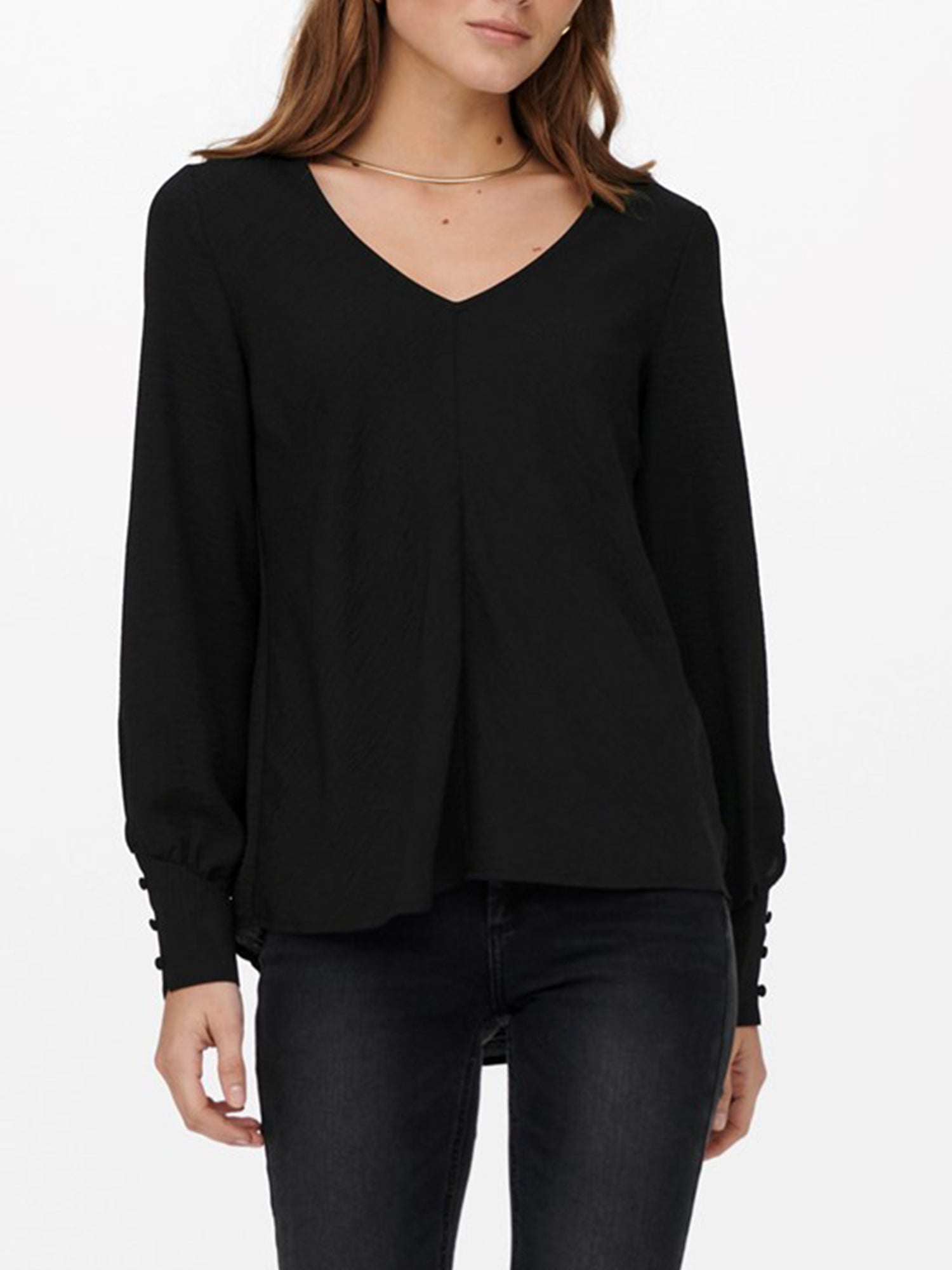 ONLY BLUSA METTE UMA NERO