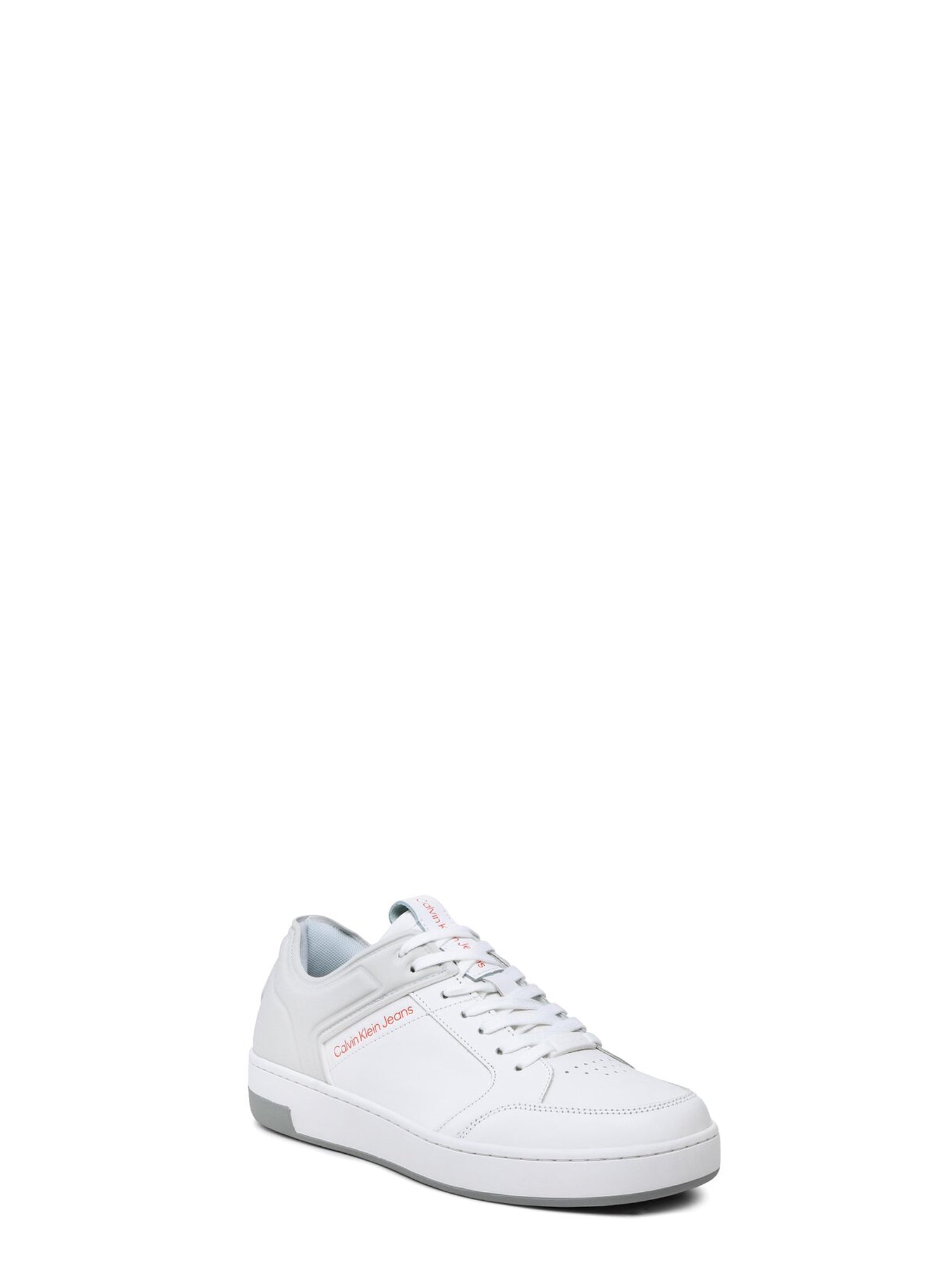 CALVIN KLEIN SHOES SNEAKERS BASKET CUPSOLE HIGH BIANCO