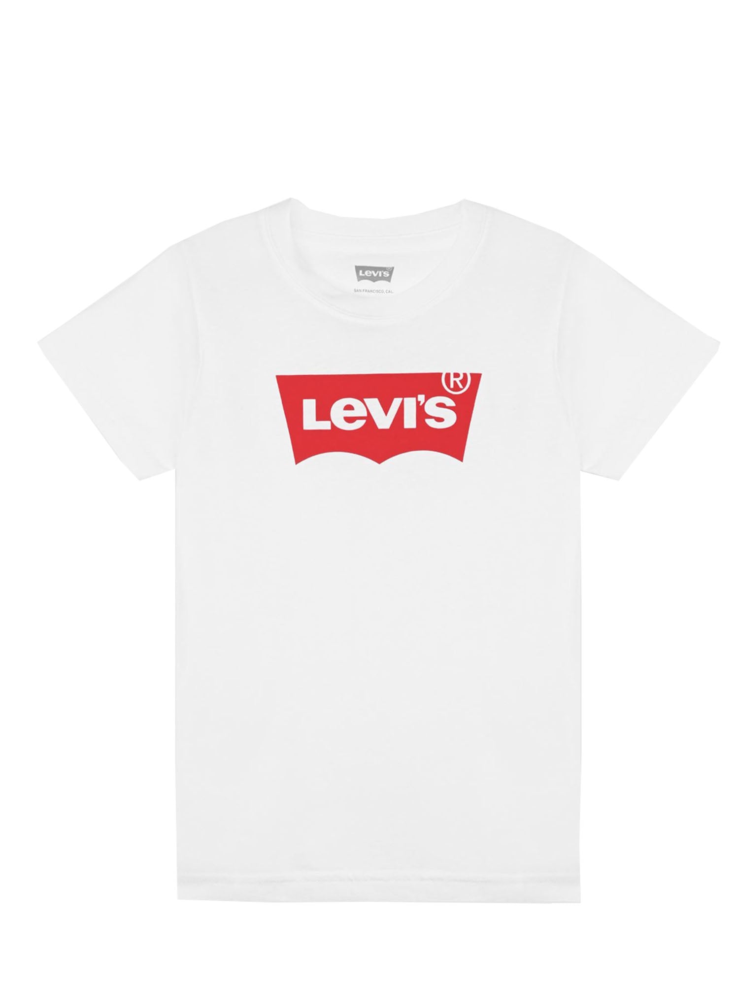 LEVI'S T-SHIRT CON LOGO BATWING BIANCO