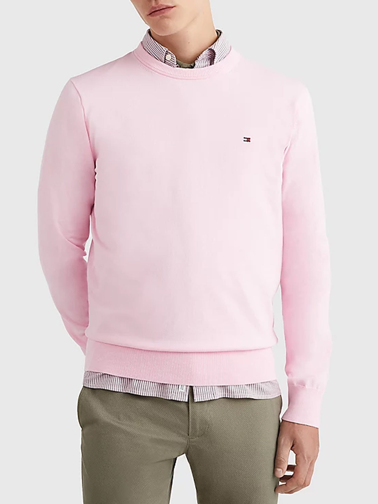 TOMMY HILFIGER PULLOVER ESSENTIAL 1985 ROSA