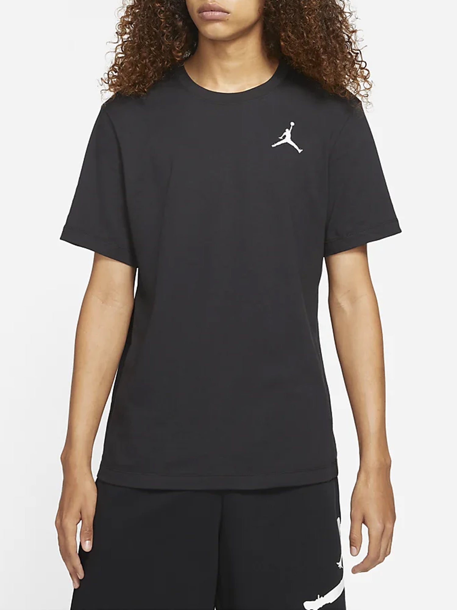 JORDAN T-SHIRT MANICHE CORTE NERO