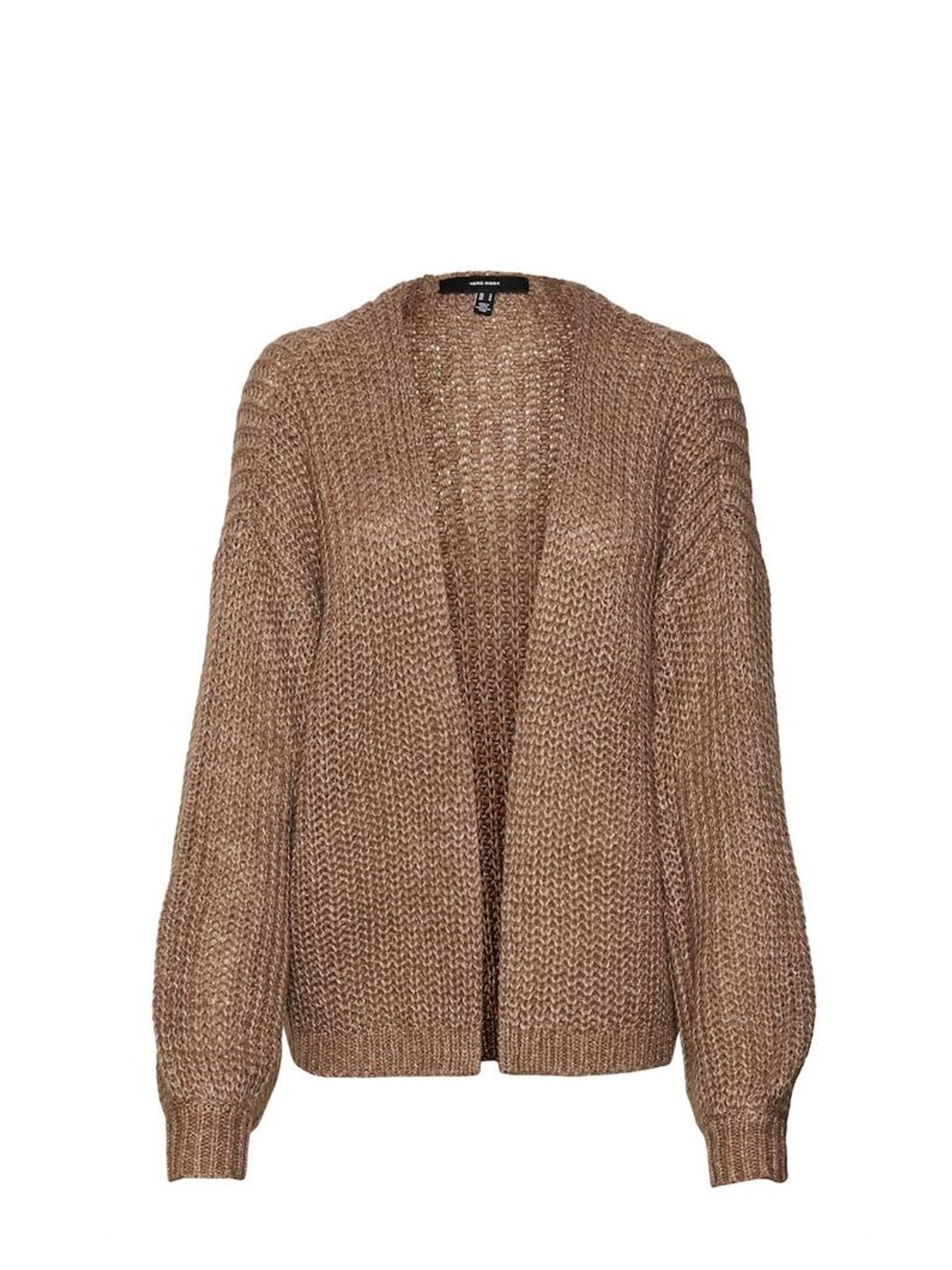 VERO MODA THUNDER CARDIGAN APERTO MARRONE