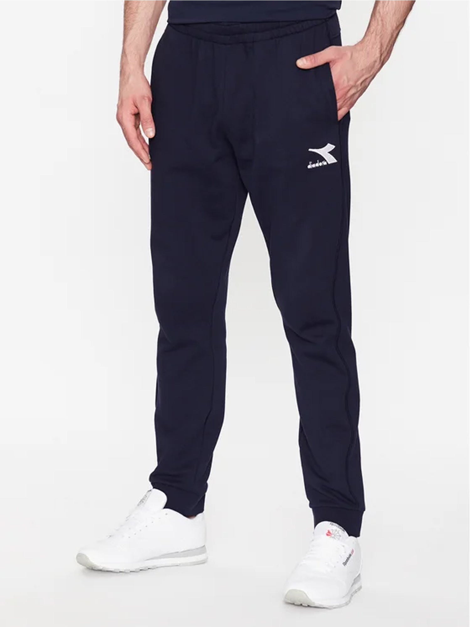 DIADORA PANTALONI SPORTIVI CUFF CORE BLU