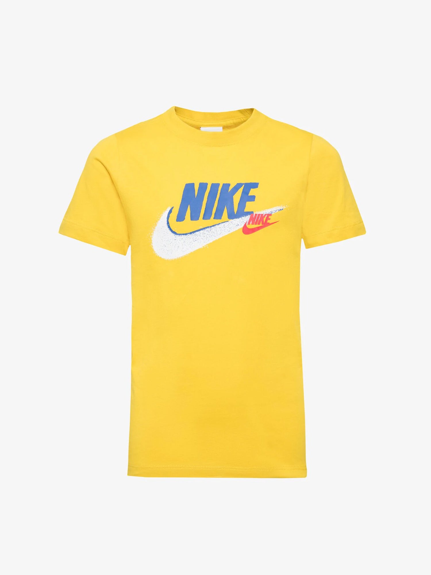 NIKE T-SHIRT MANICHE CORTE ISSUE GIALLO