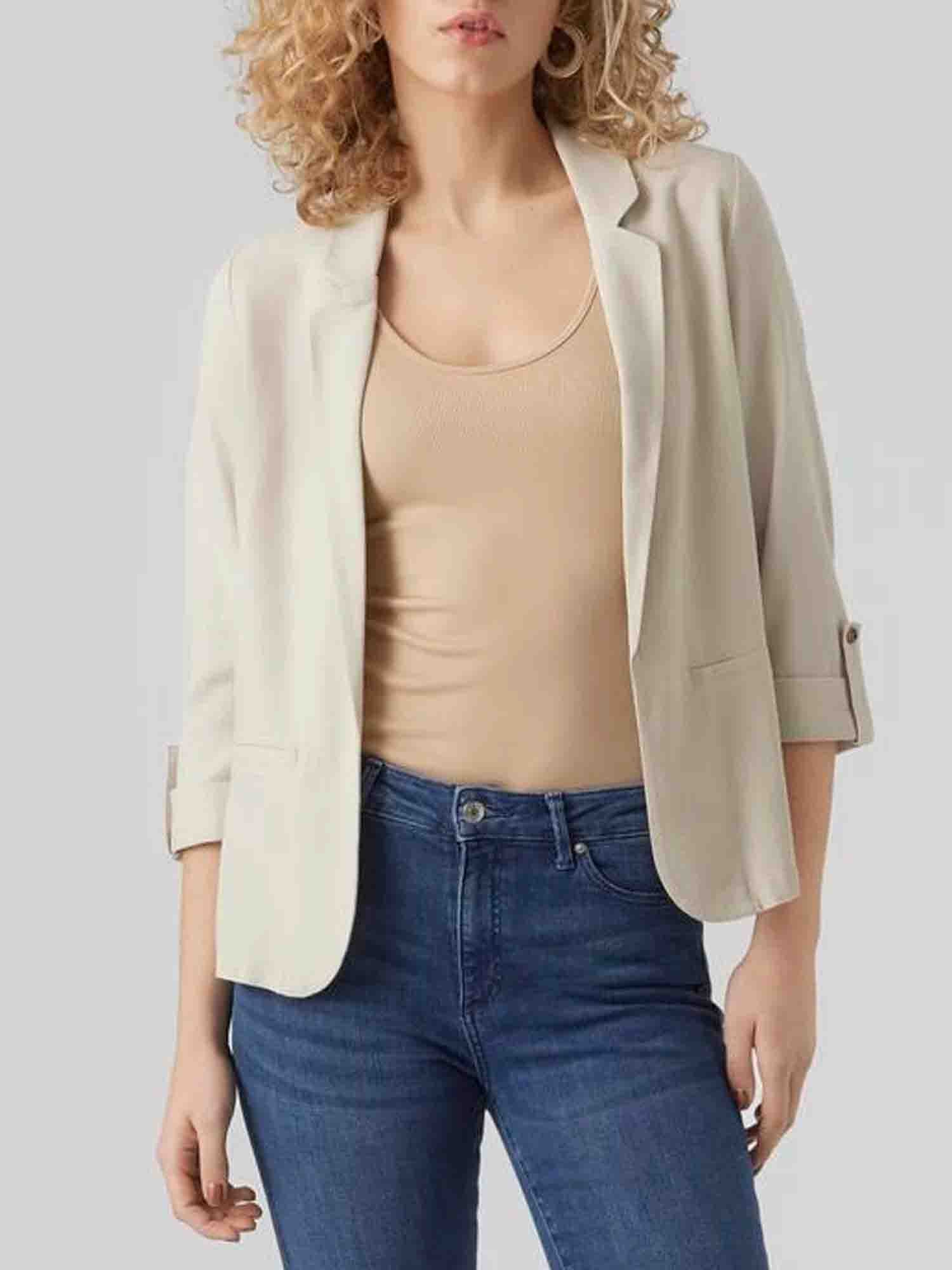 VERO MODA JESMILO BLAZER SILVER LINING