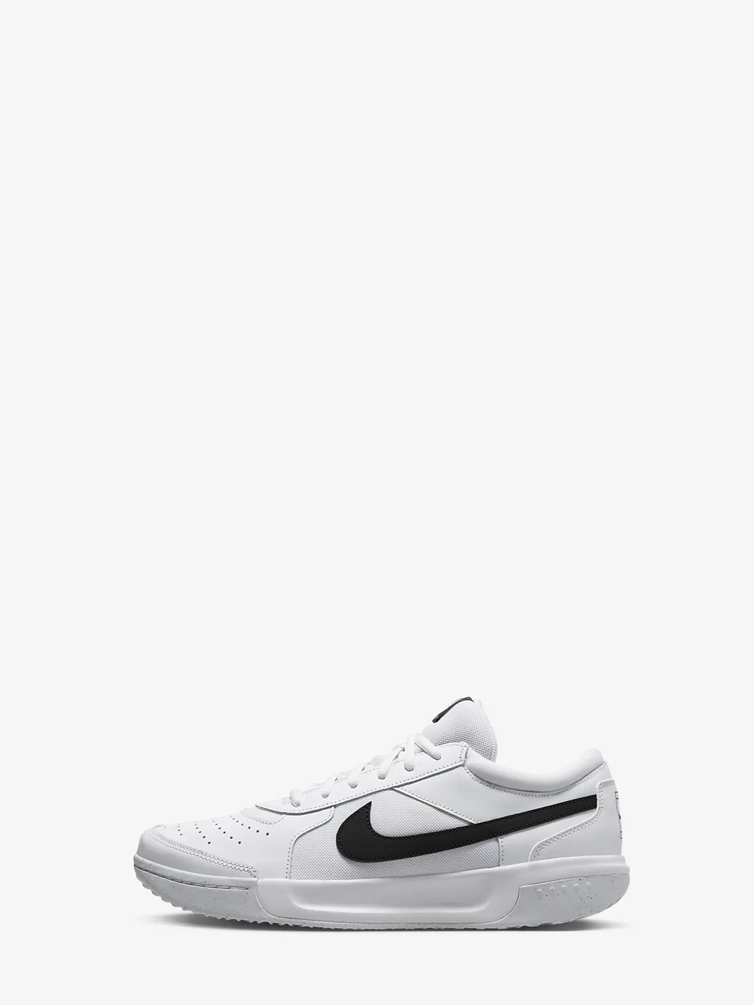 NIKE SNEAKERS BASSE COURT AIR ZOOM LITE 3 BIANCO-NERO