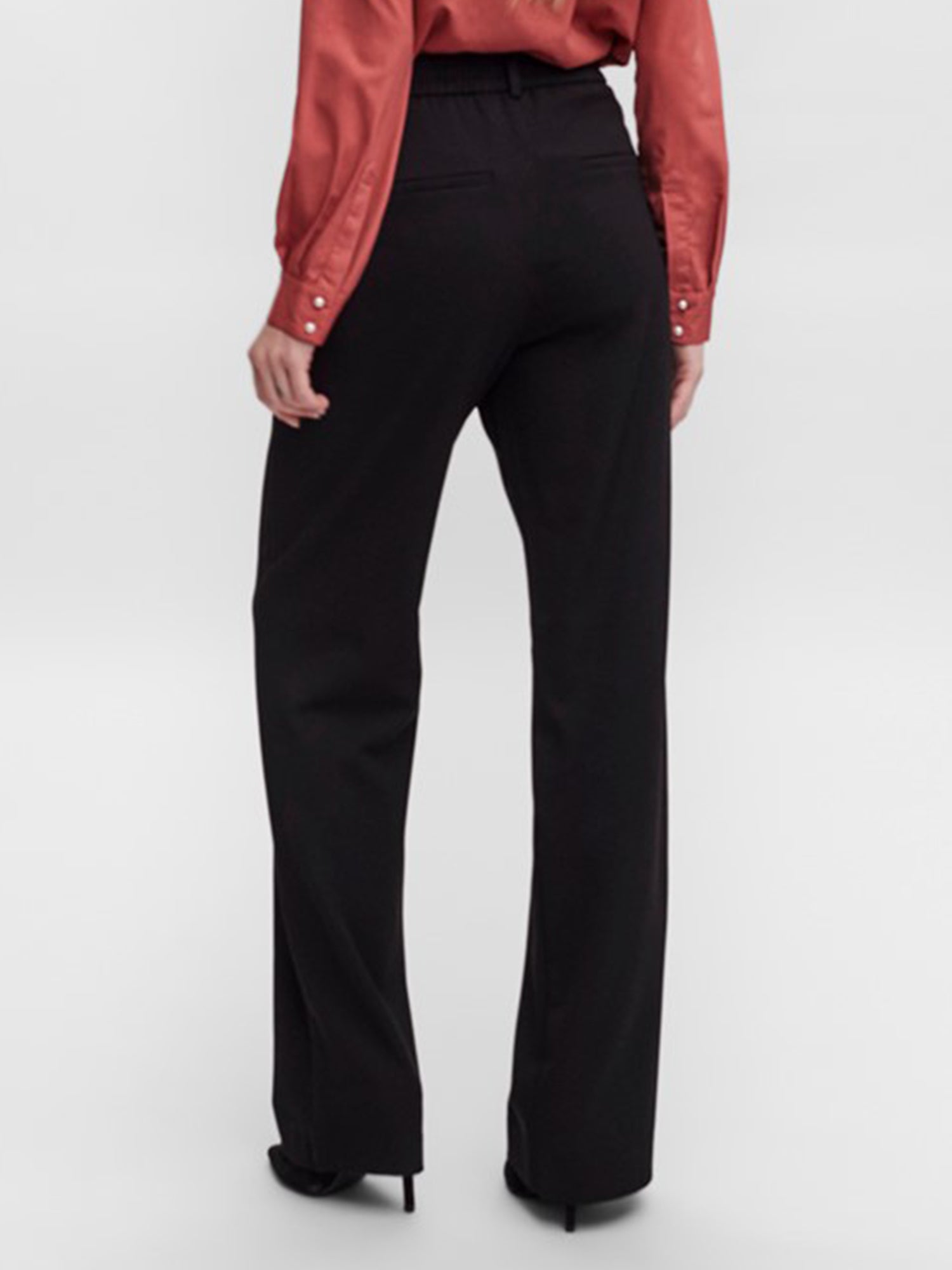 VERO MODA PANTALONI STRAIGHT MAYA NERO