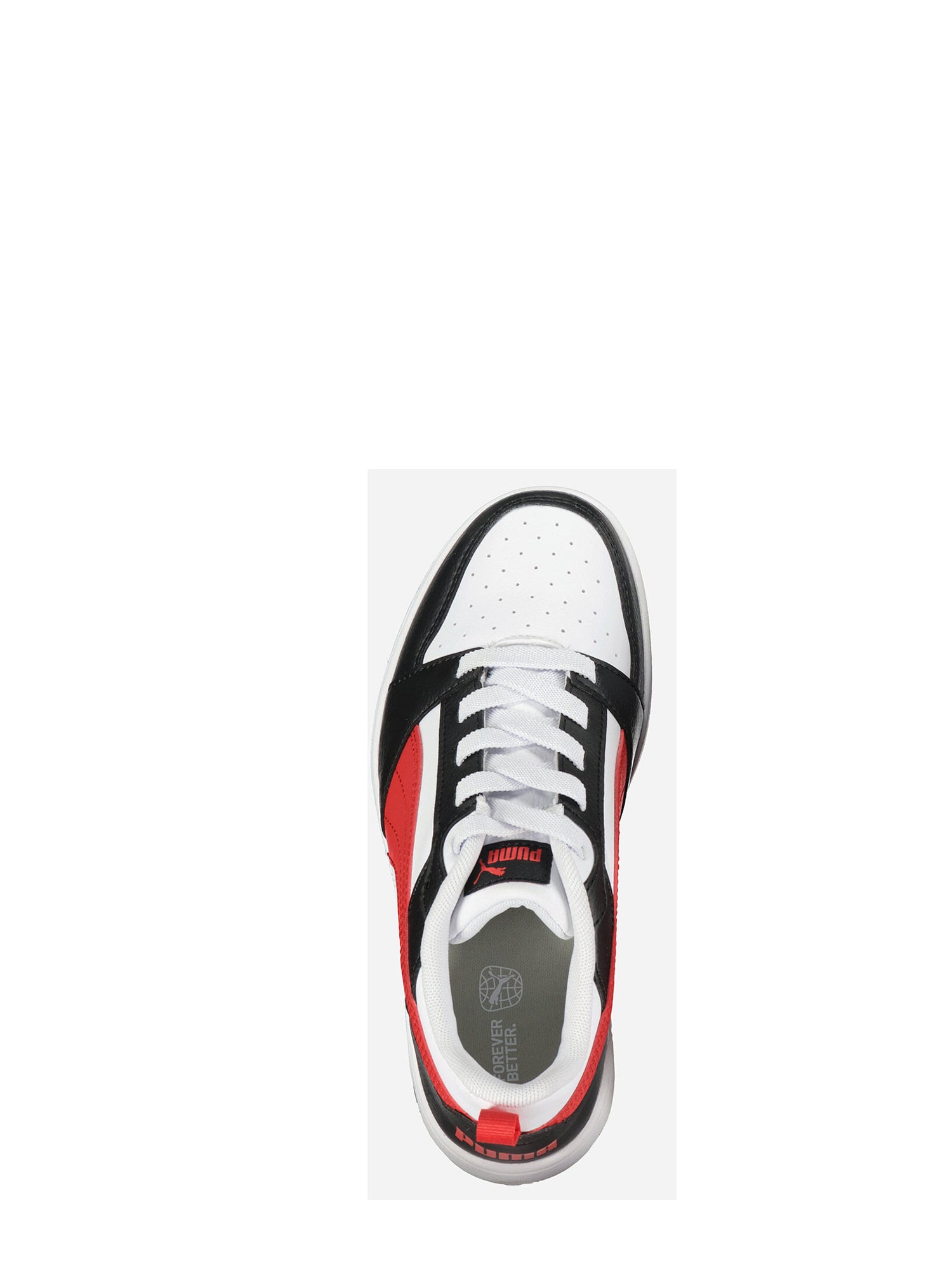 PUMA REBOUND V6 LO PS NERO-BIANCO-ROSSO