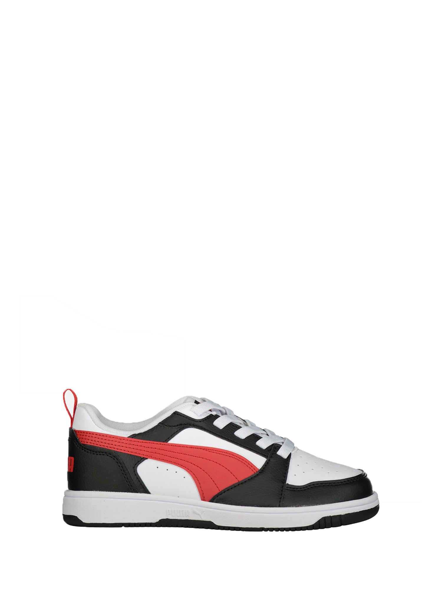 PUMA REBOUND V6 LO PS NERO-BIANCO-ROSSO