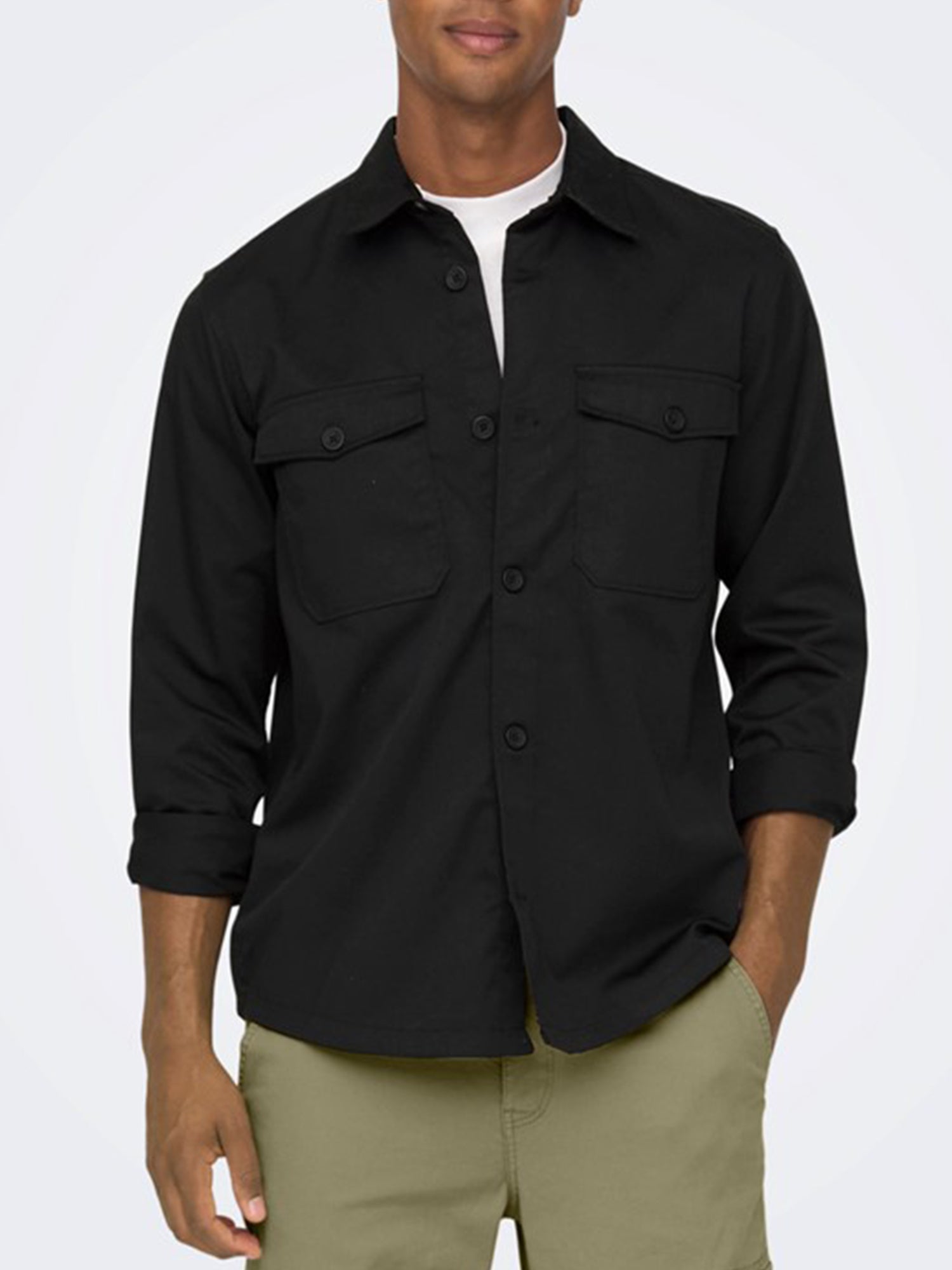 ONLY&SONS CAMICIA MILO NERO