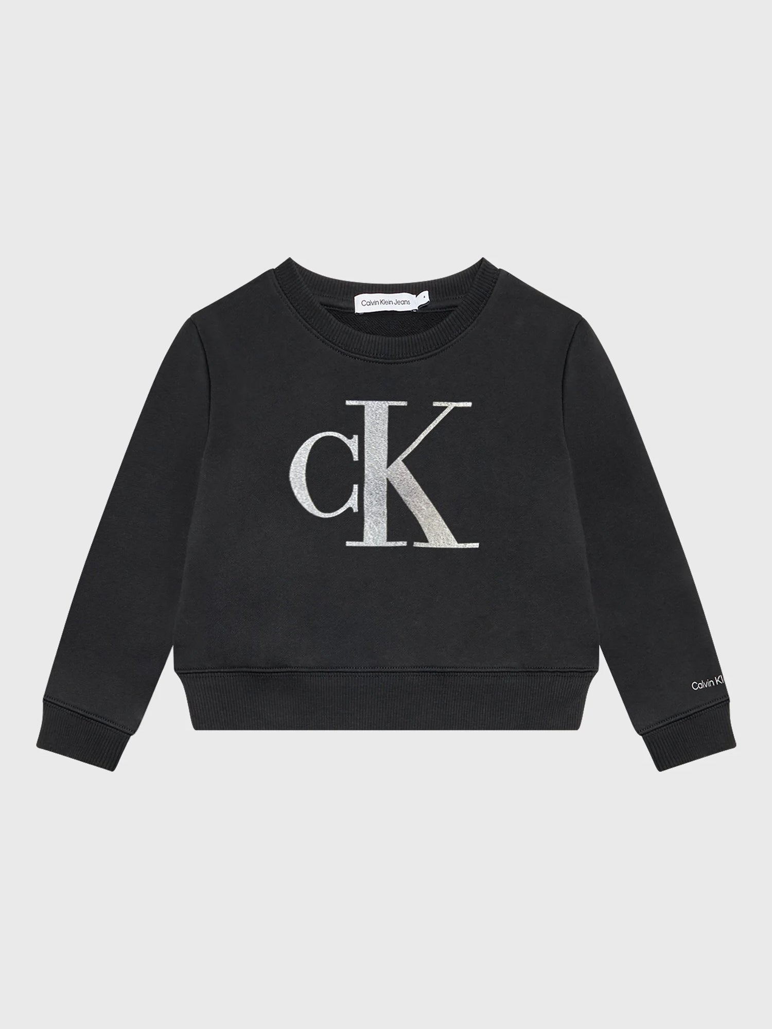 CALVIN KLEIN FELPA GIROCOLLO NERO