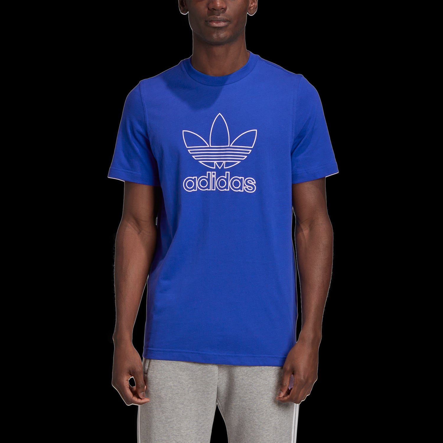 OUTLINE TREFOIL LOGO T SHIRT