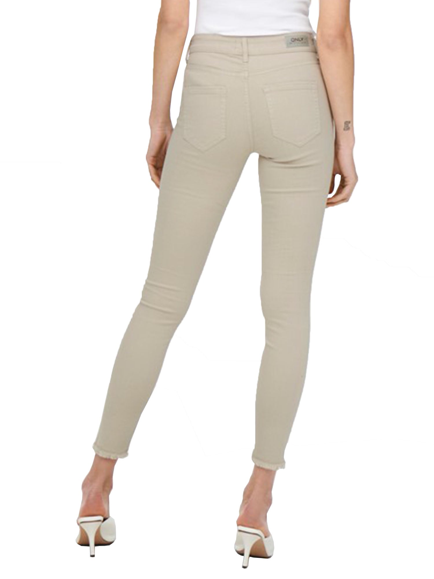 ONLY JEANS SKINNY BEIGE