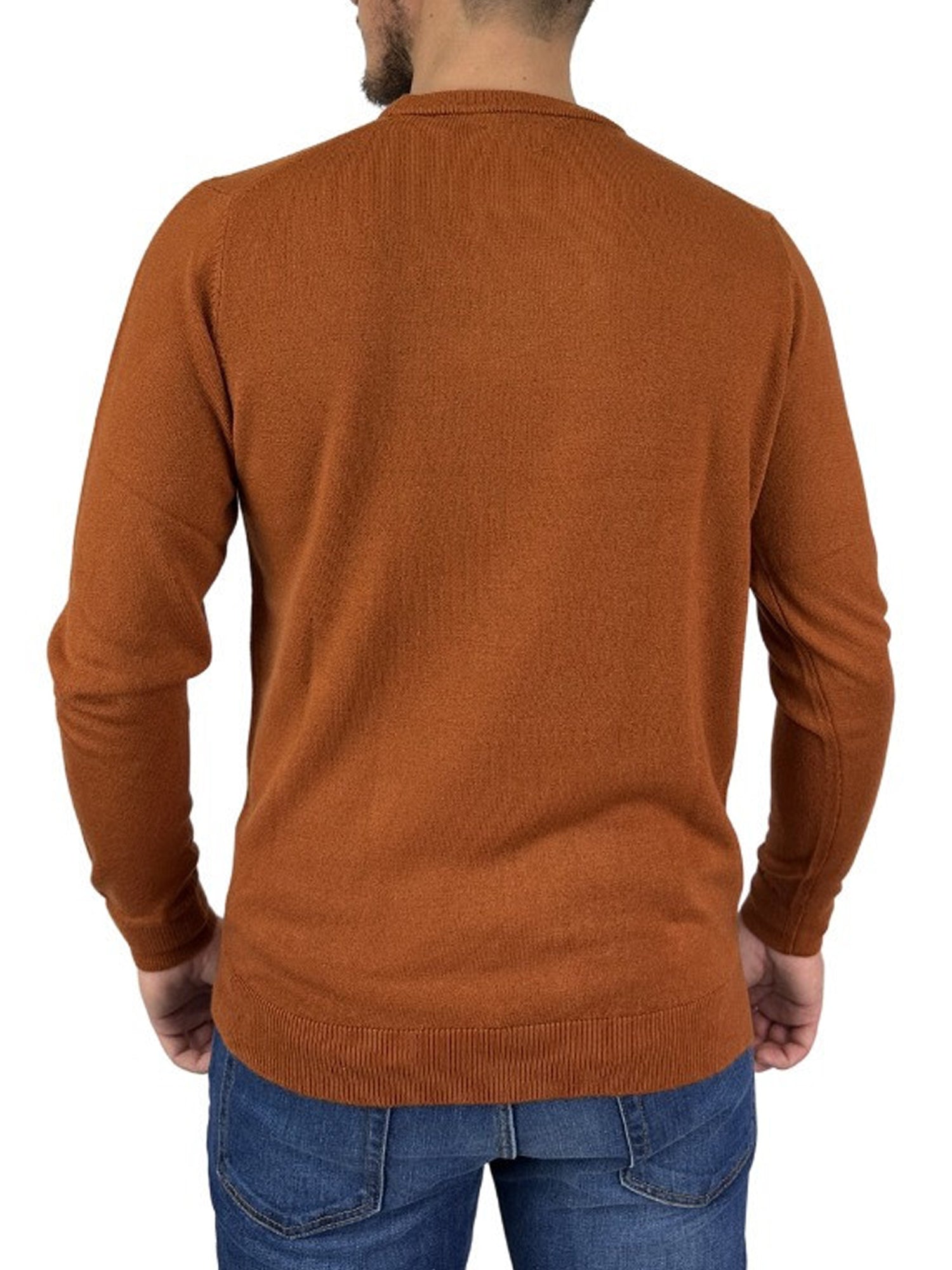 MARKUP PULLOVER GIROCOLLO SOFT TOUCH RUGGINE