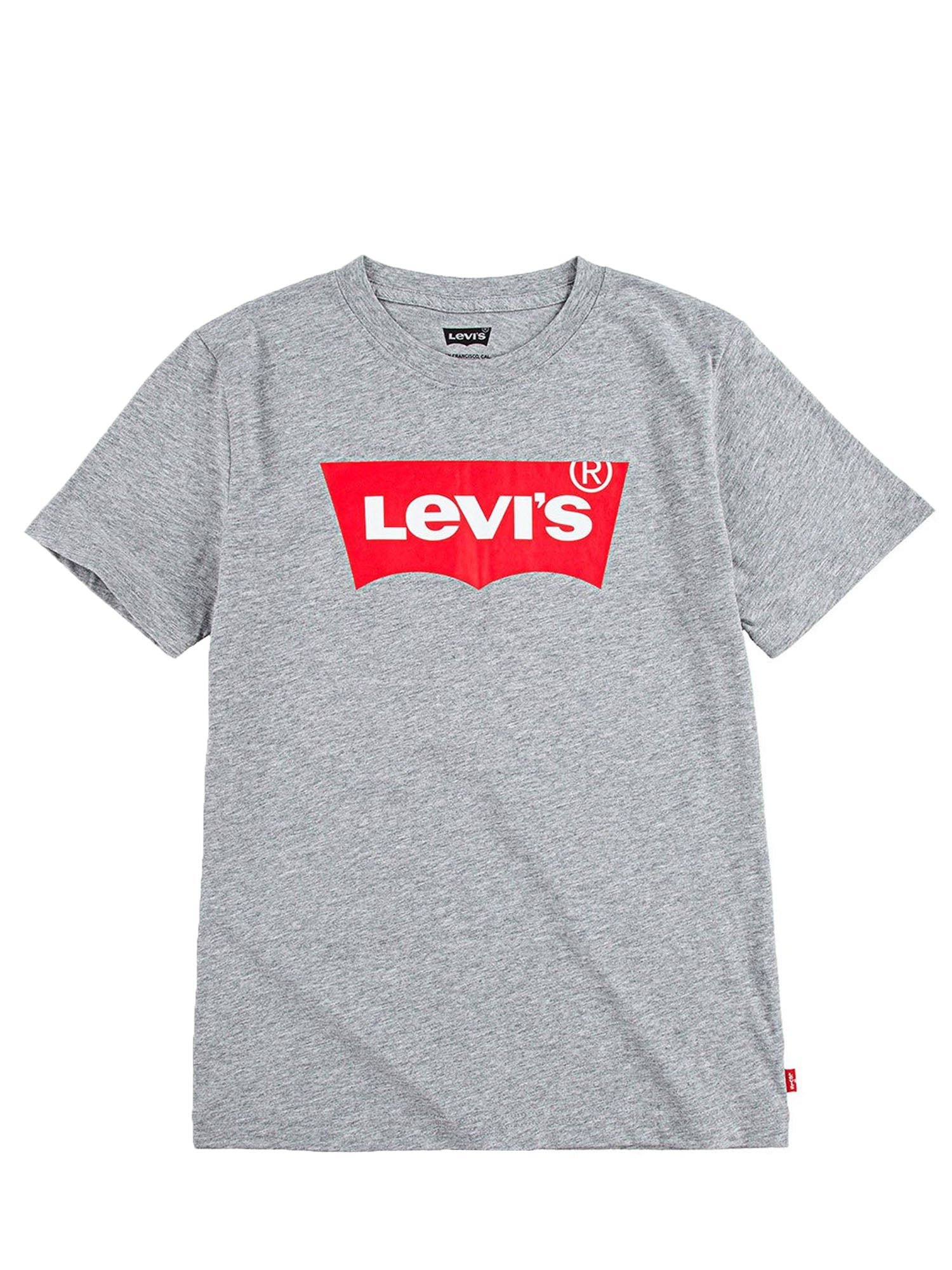 LEVI'S T-SHIRT CON LOGO BATWING GRIGIO