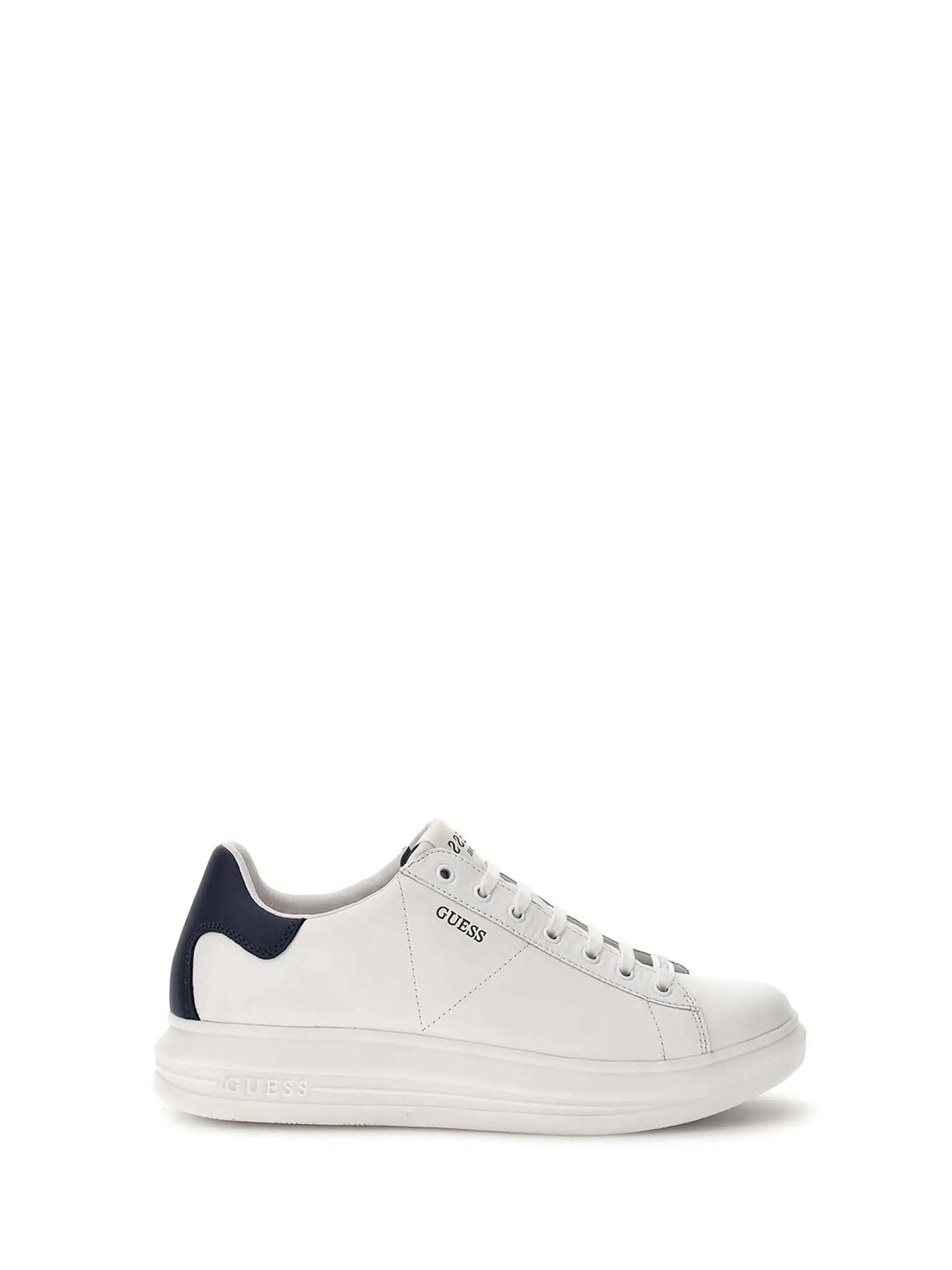 GUESS JEANS SHOES SNEAKERS VIBO CARRYOVER BIANCO - BLU