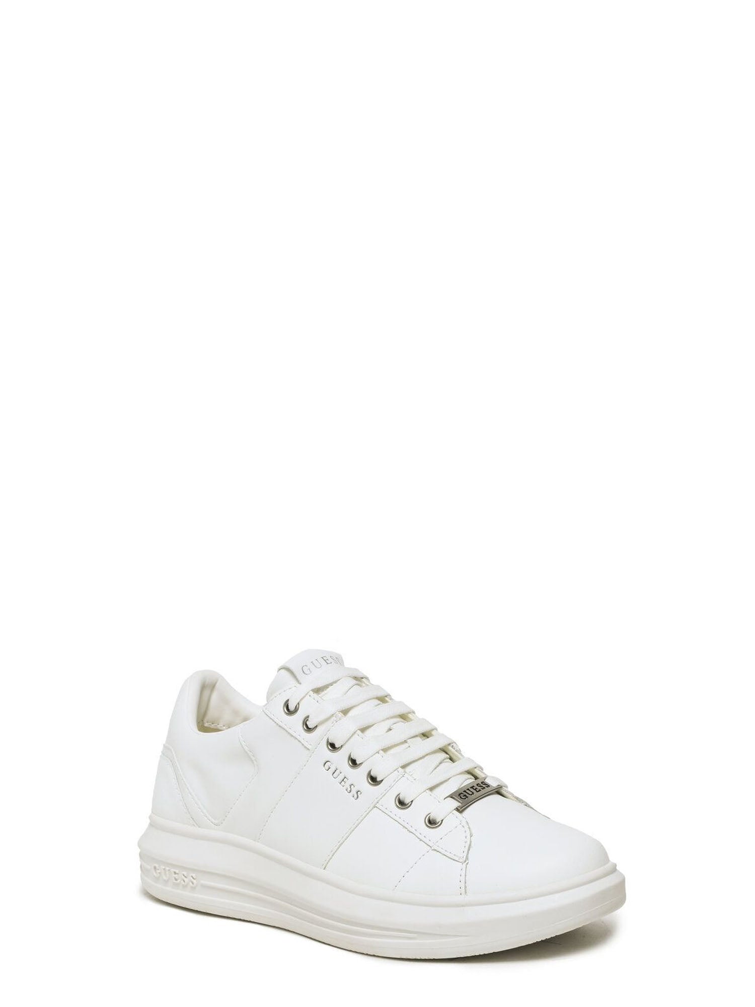 GUESS JEANS SHOES SNEAKERS VIBO CARRYOVER BIANCO