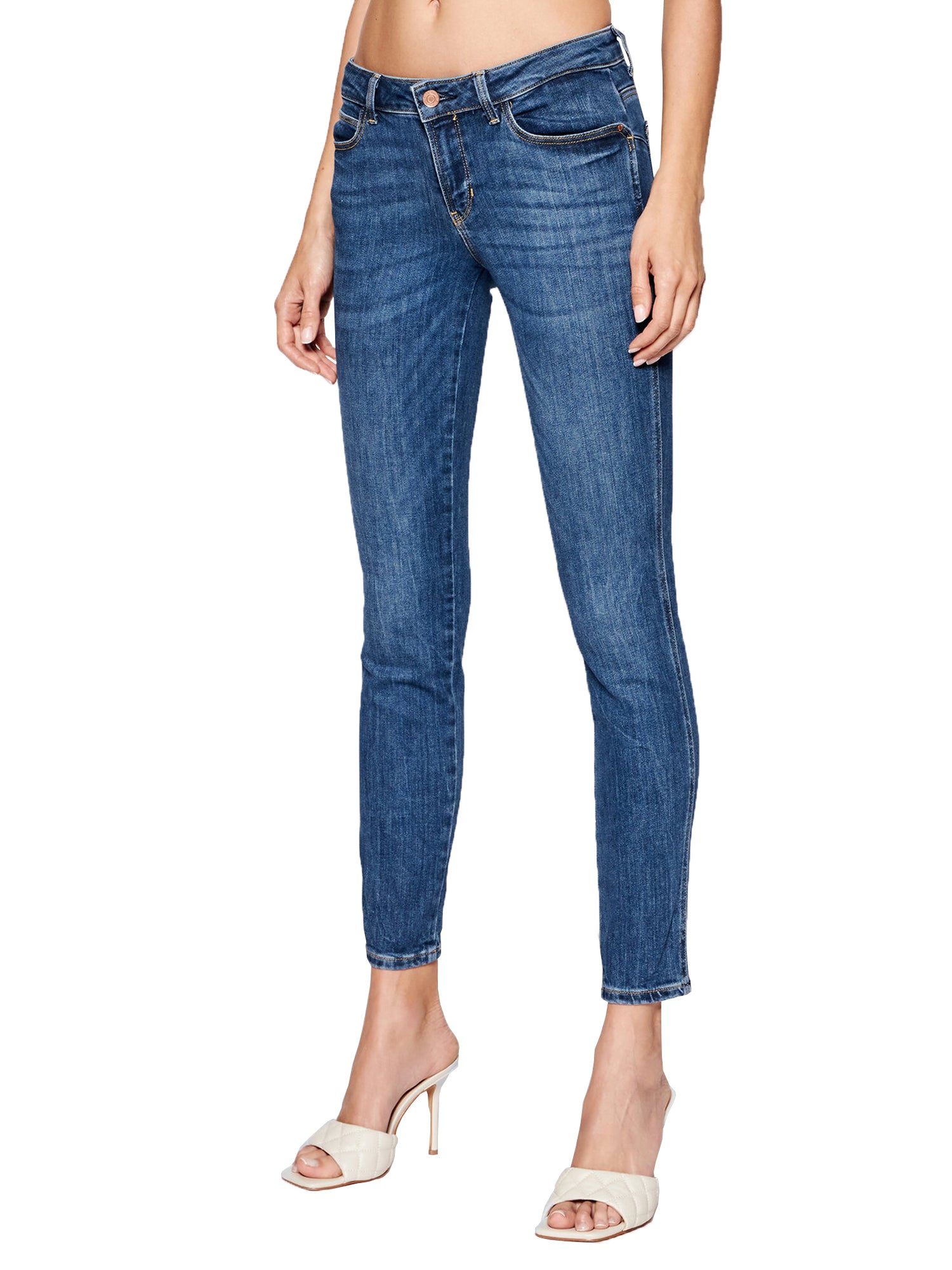 GUESS JEANS JEANS CURVE X IN DENIM BLU