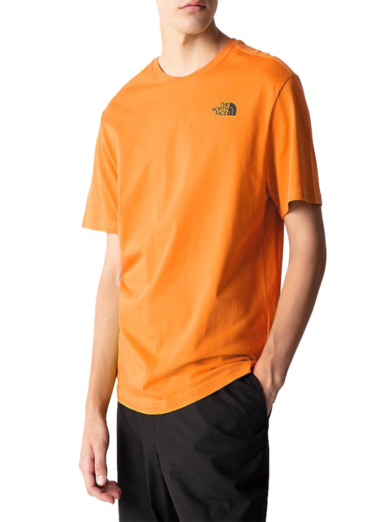 THE NORTH FACE T-SHIRT REDBOX ARANCIO