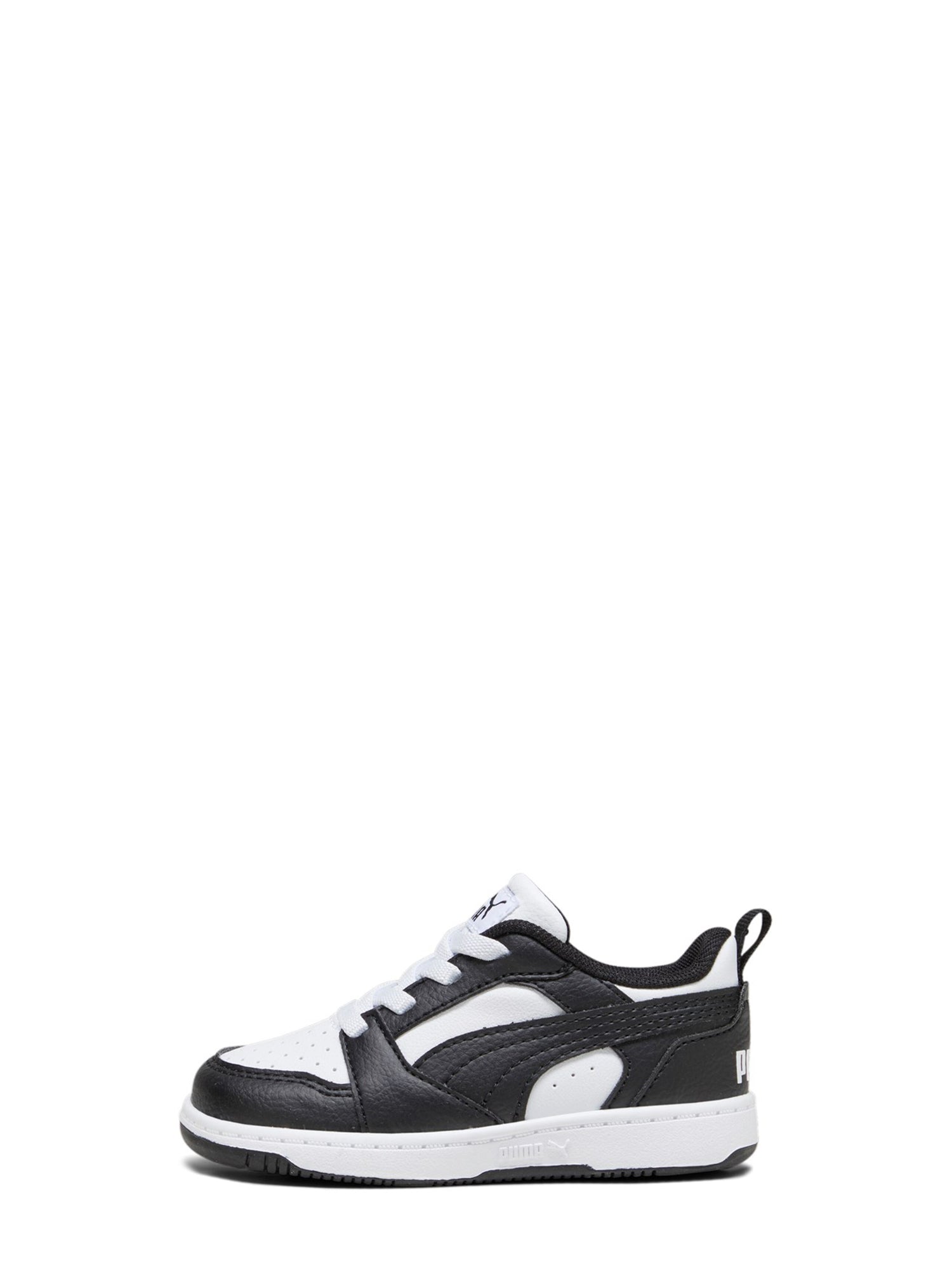 PUMA SNEAKERS BASSE REBOUND V6 LO NERO-BIANCO