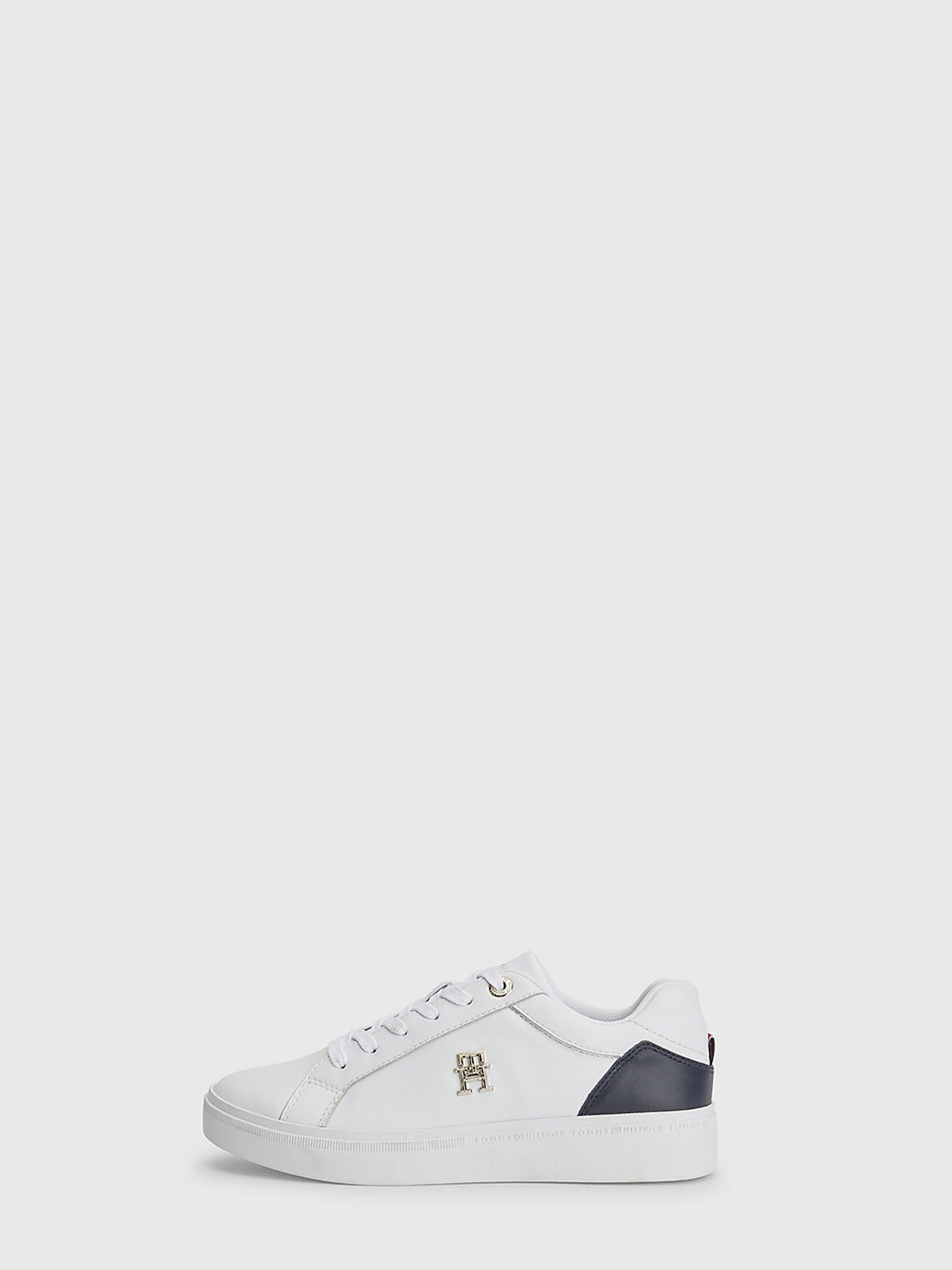 TOMMY HILFIGER SHOES SNEAKERS COURT BIANCO