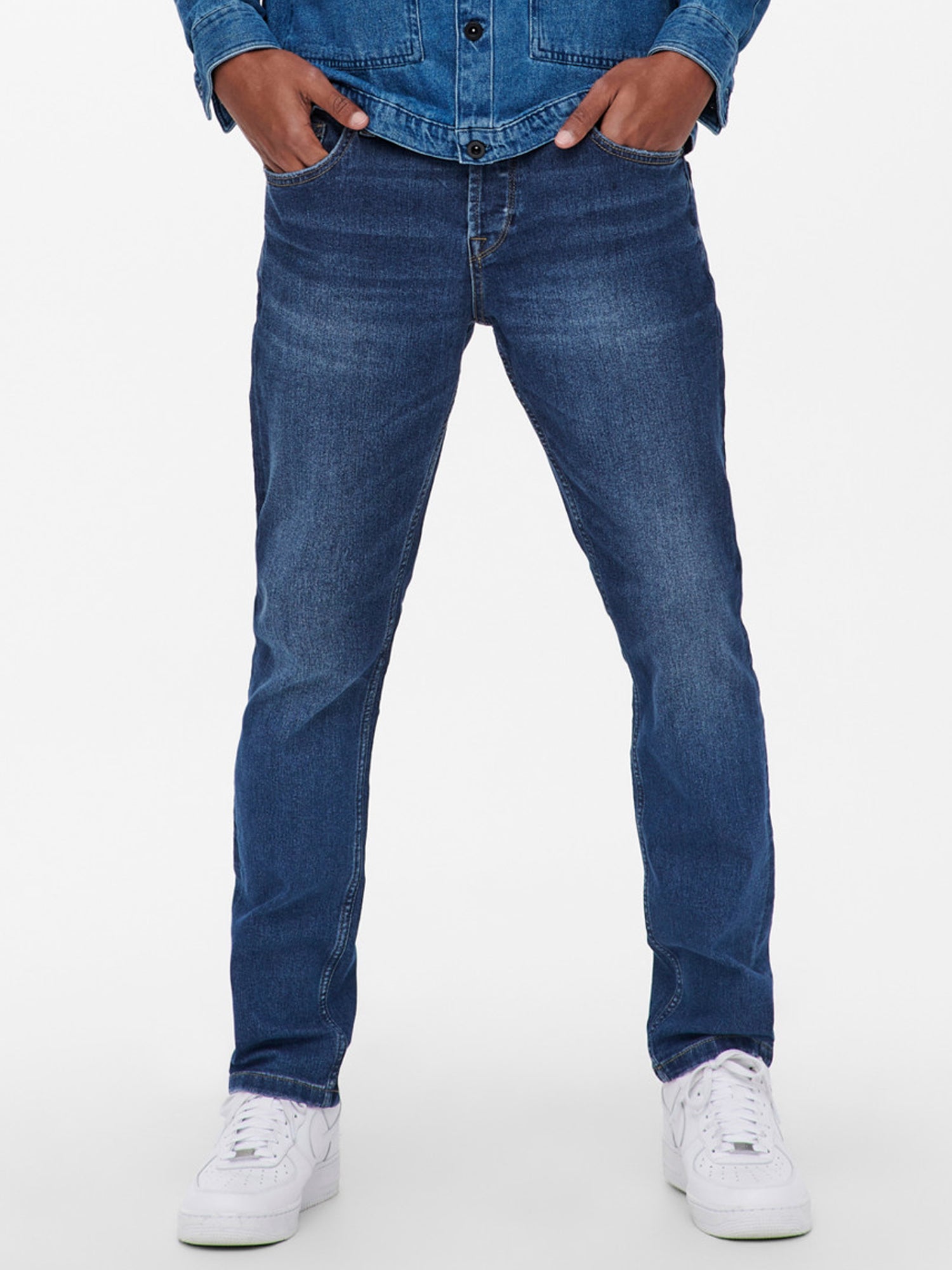 ONLY&SONS JEANS SLIM FIT IN DENIM BLU