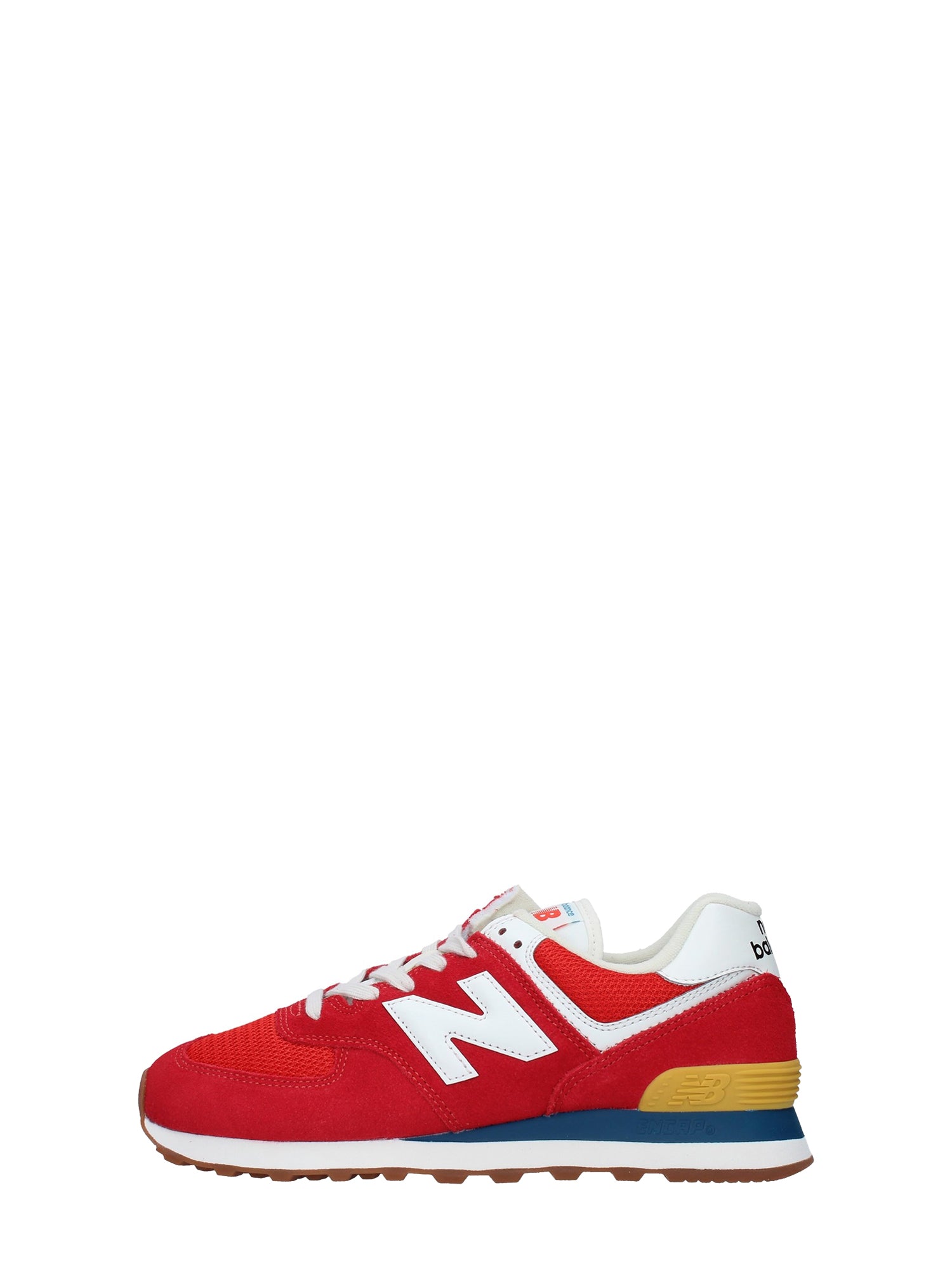 NEW BALANCE SNEAKERS 574 ROSSO