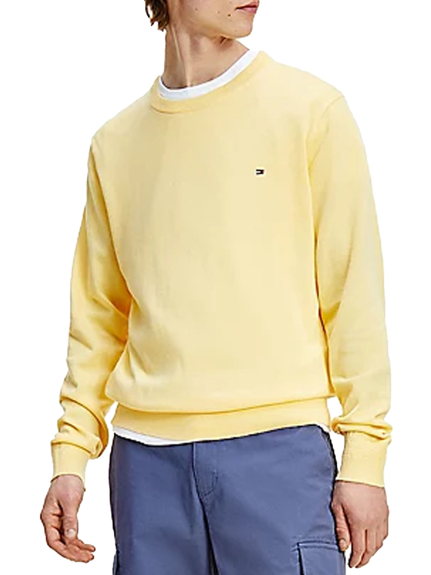 TOMMY HILFIGER PULLOVER GIALLO