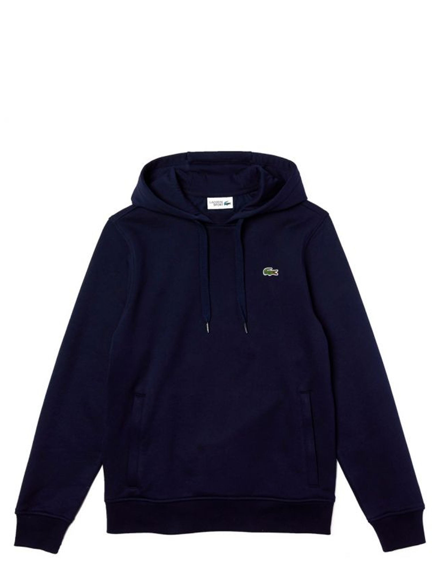 LACOSTE FELPA CON CAPPUCCIO BLU