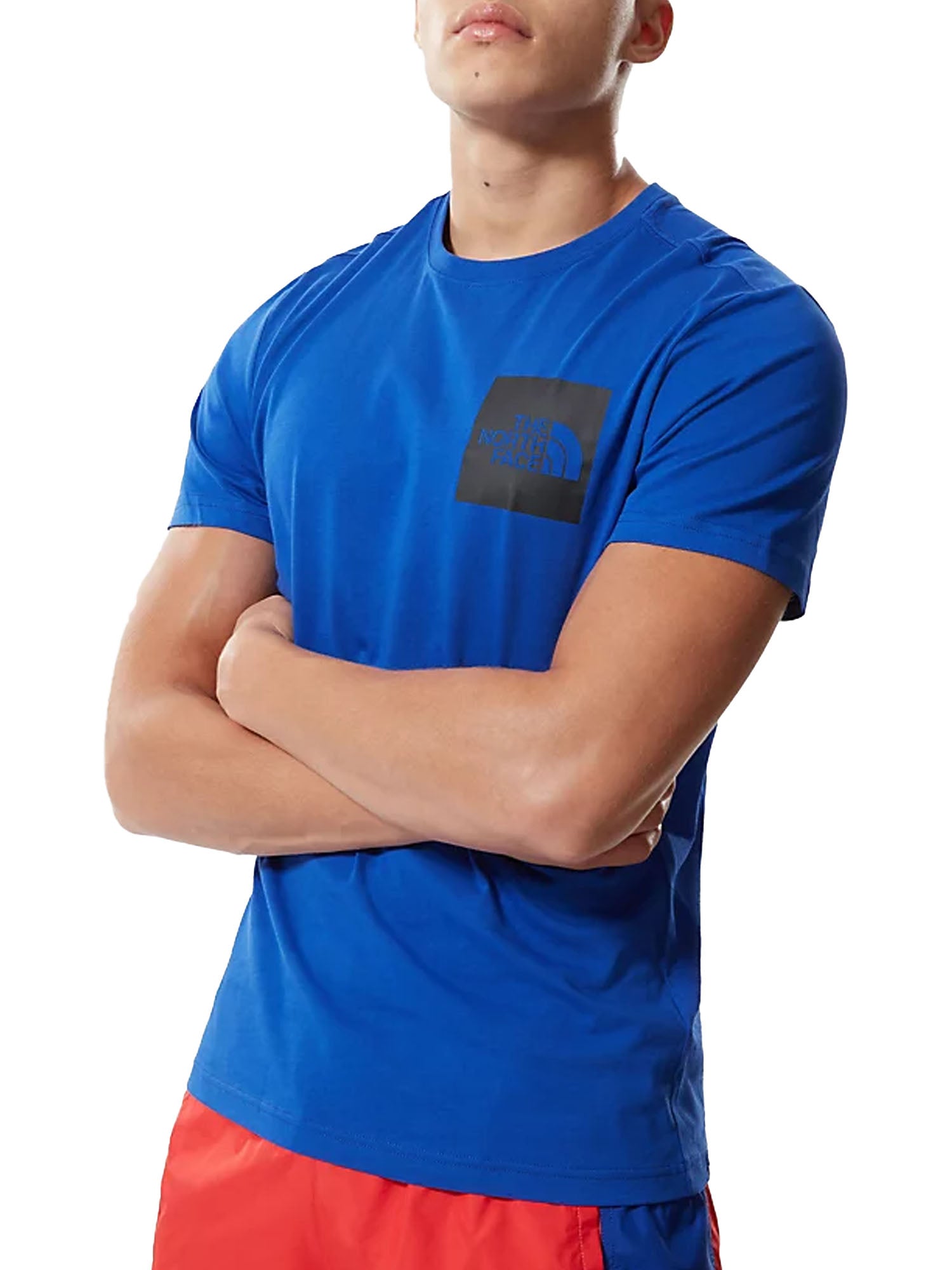 THE NORTH FACE T-SHIRT FINE BLU