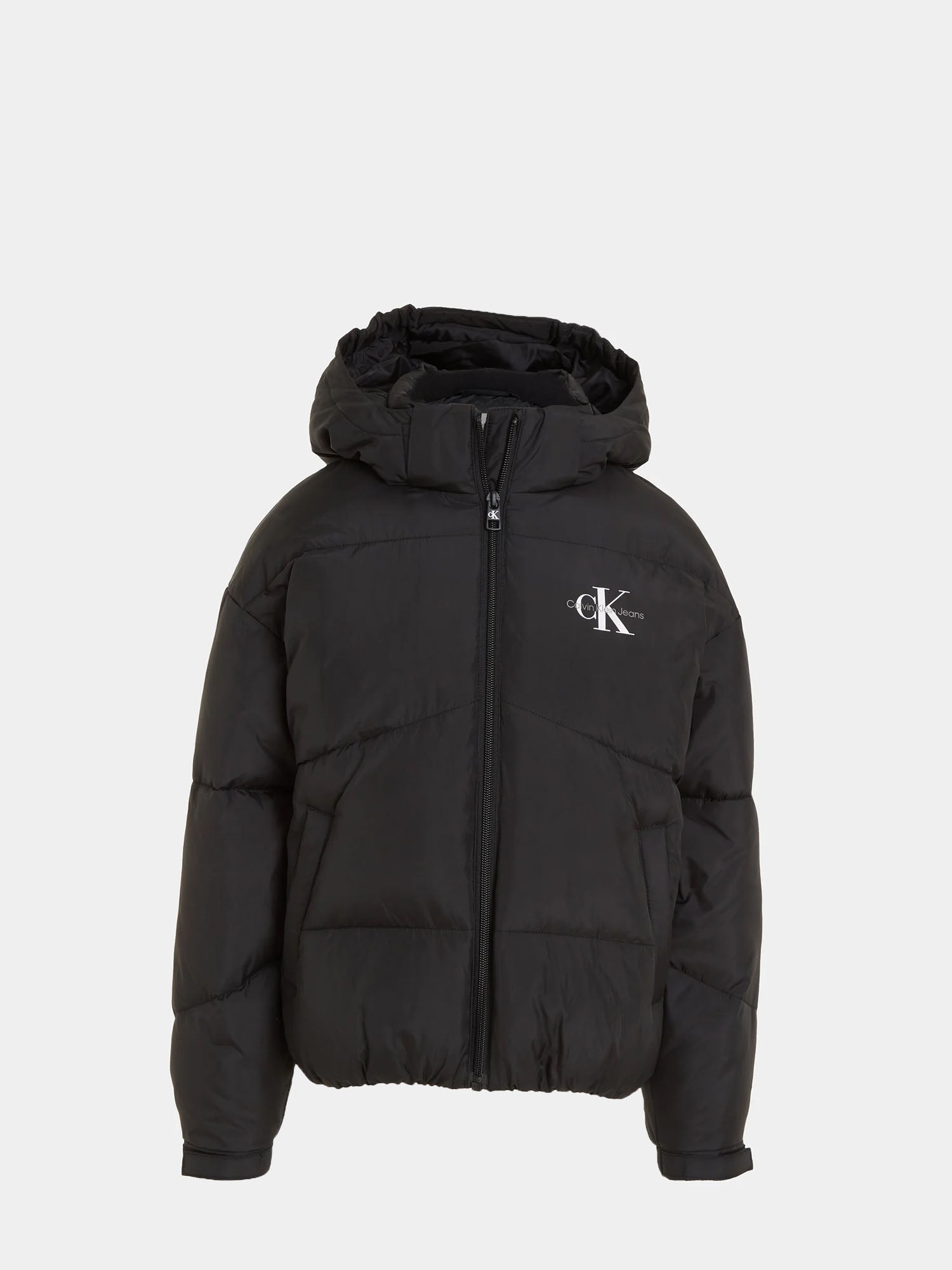 CALVIN KLEIN KIDS PIUMINO PUFFER SHORT NERO