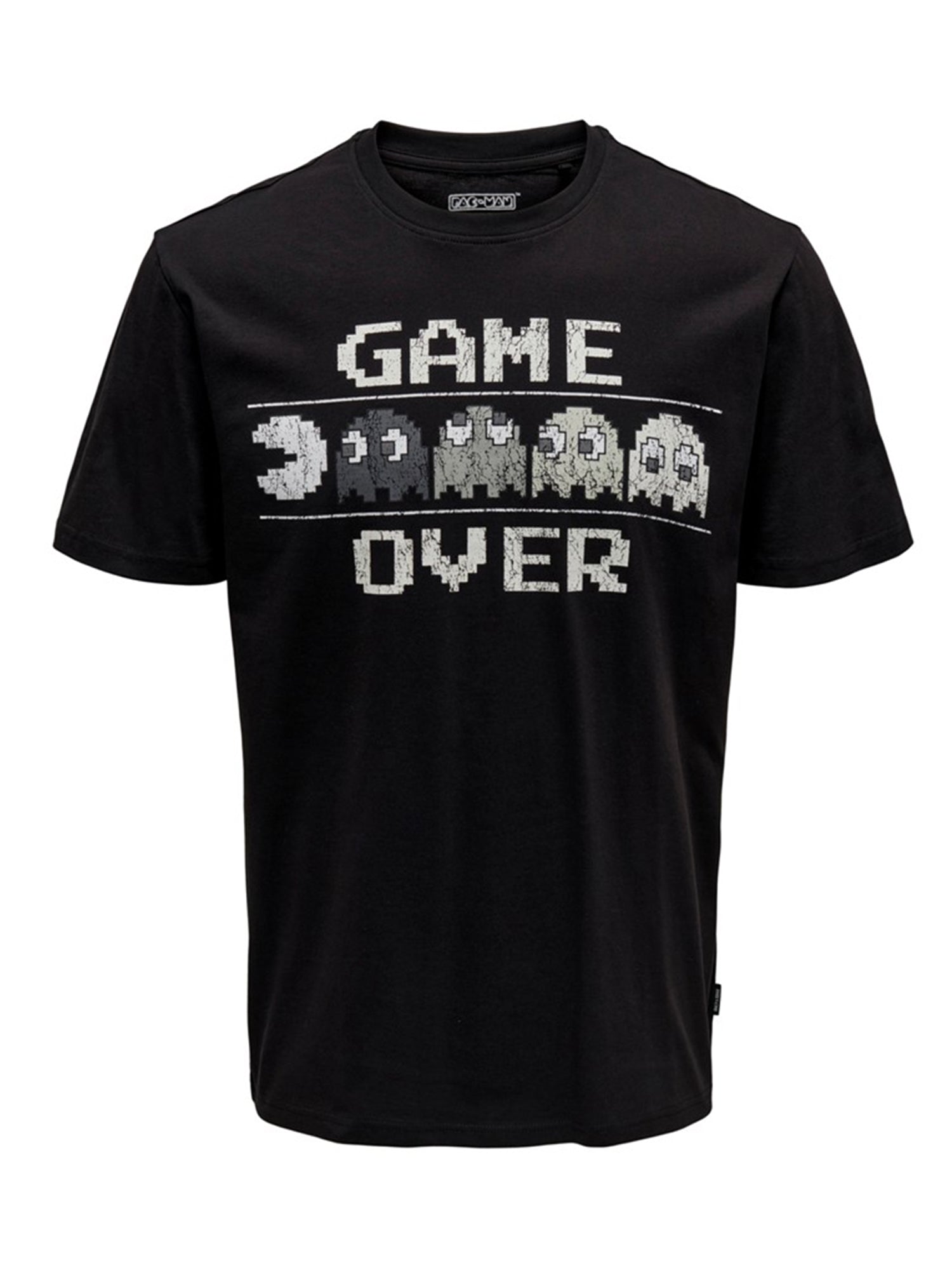 ONLY&SONS T-SHIRT PACMAN NERO