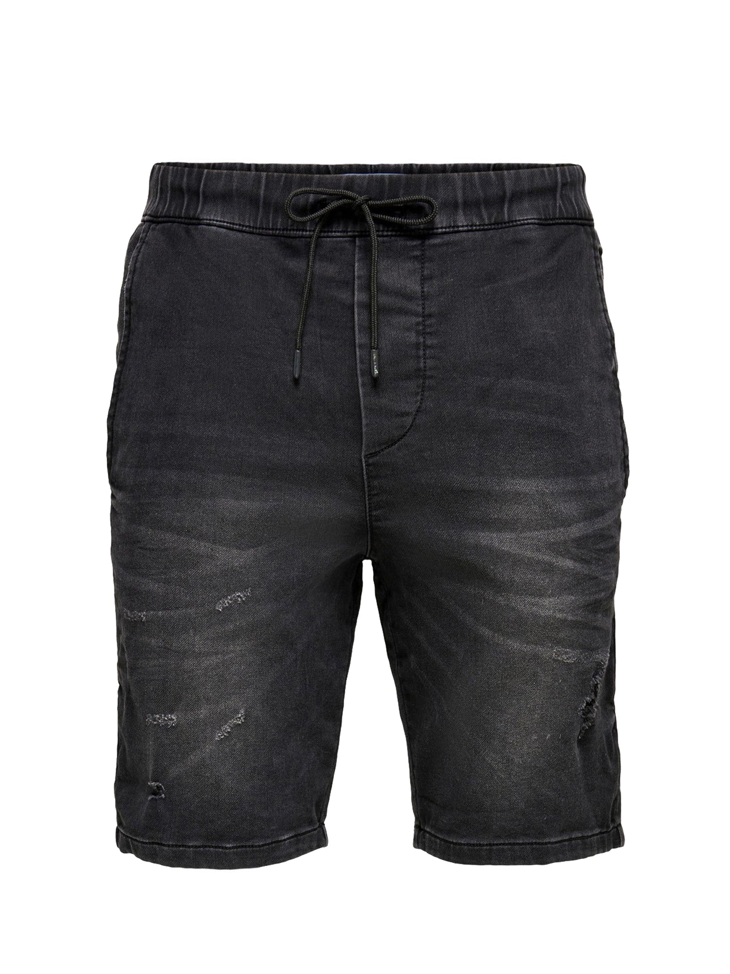 ONLY&SONS PANTALONCINI IN DENIM NERO