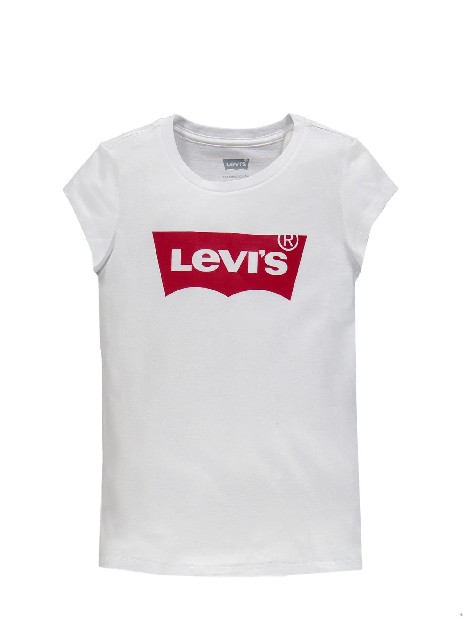 LEVI'S T-SHIRT CON LOGO BATWING BIANCO