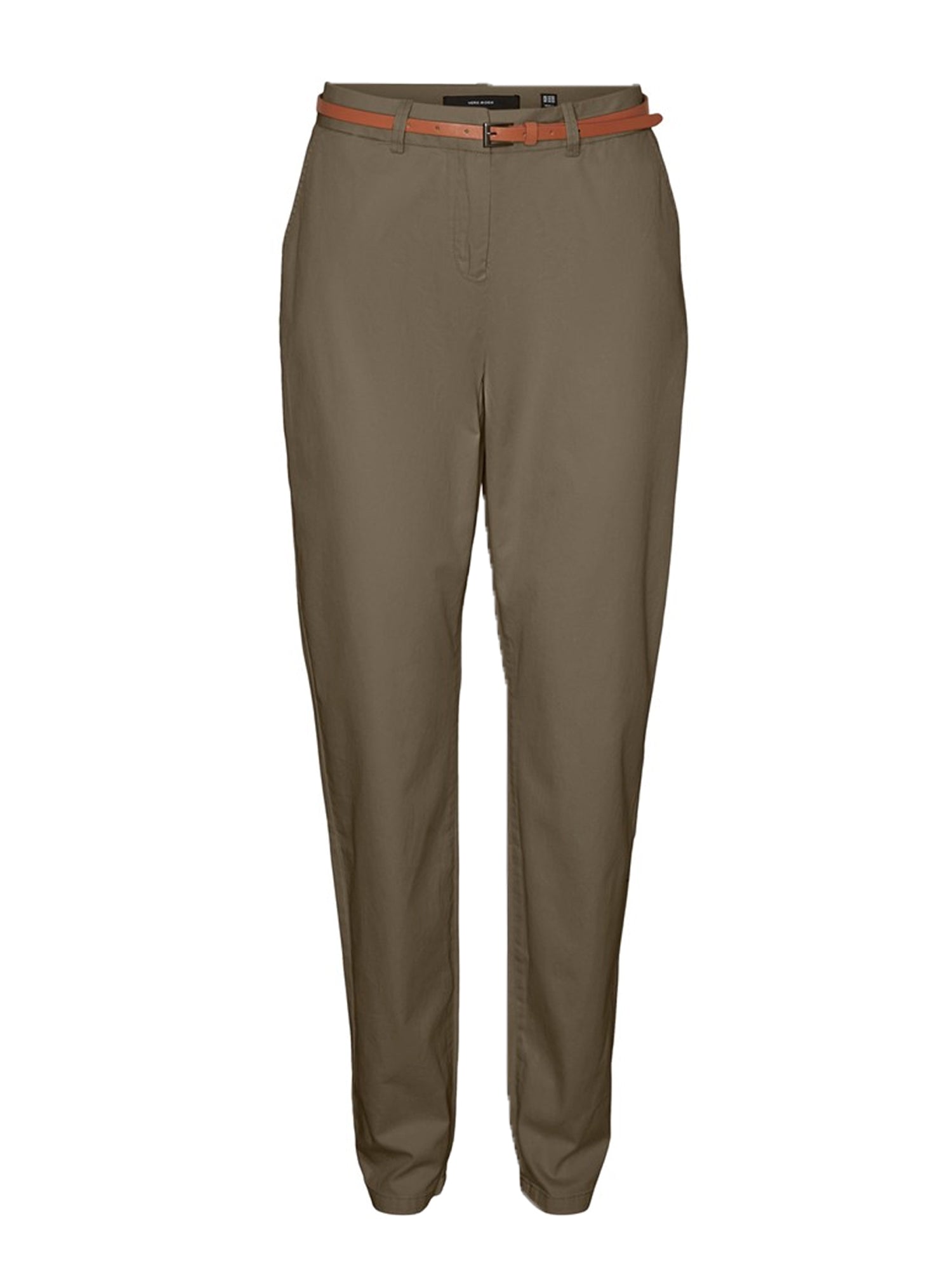 VERO MODA PANTALONI CHINO KAKI