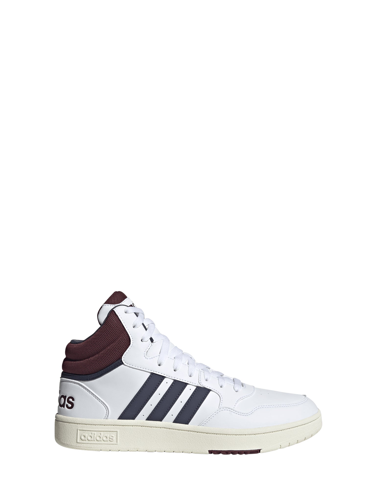 ADIDAS SNEAKERS ALTE HOOPS 3.0 MID CLASSIC VINTAGE BIANCO-BORDEAUX-BLU