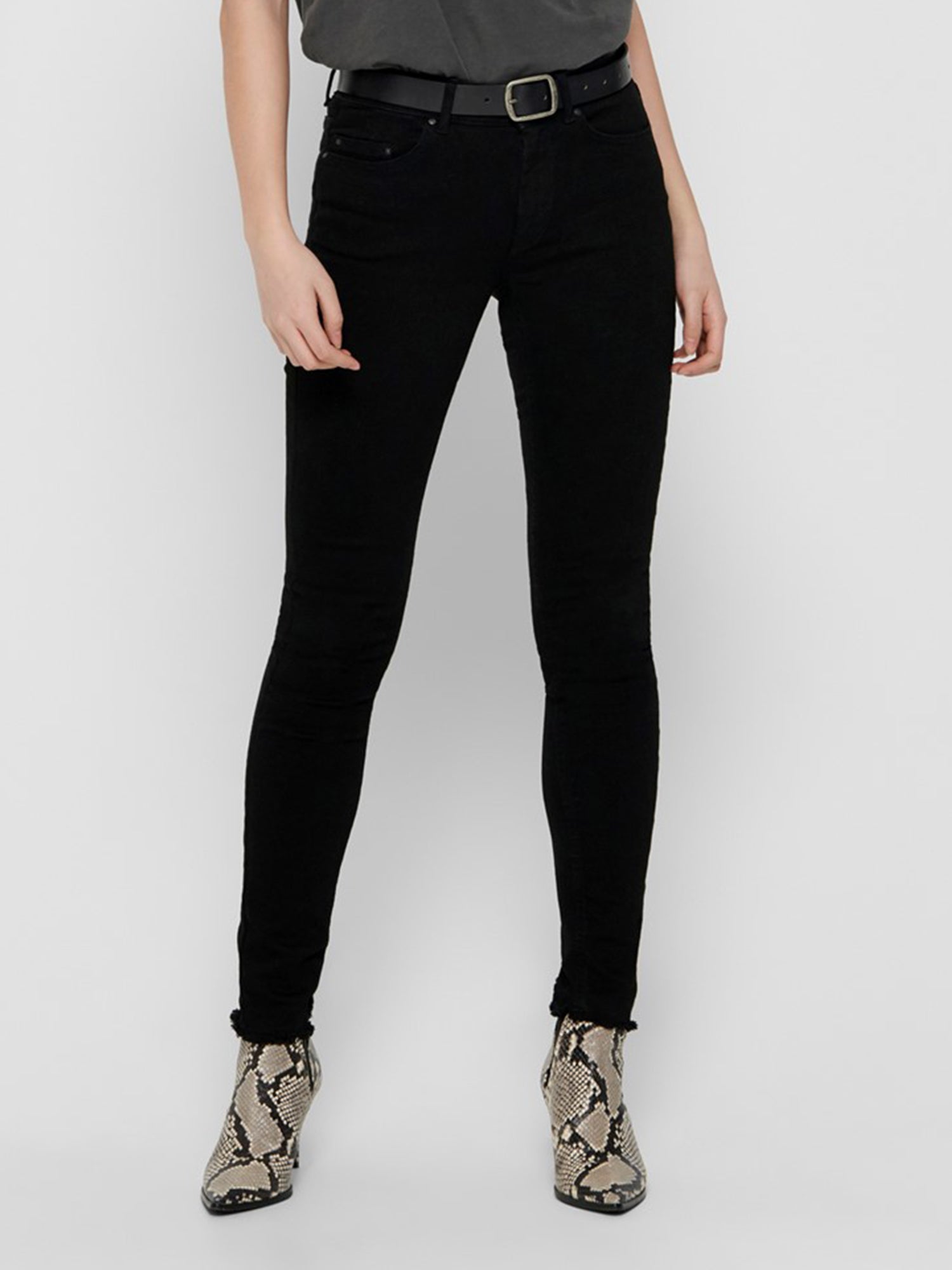 ONLY JEANS SKINNY BLUSH NERO