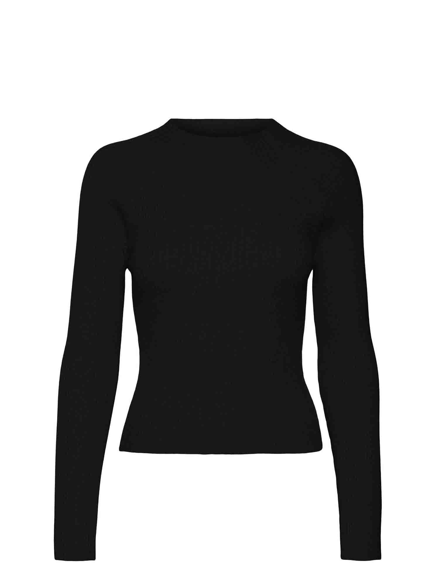 VERO MODA EVIE MAGLIA COLLO ALTO NERO