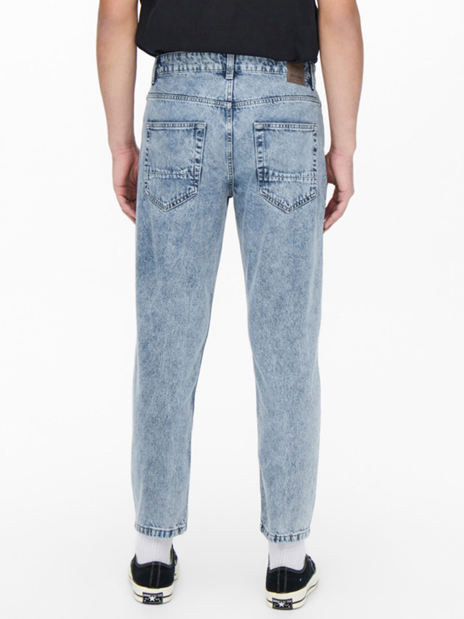 ONLY&SONS JEANS 7/8 IN DENIM BLU