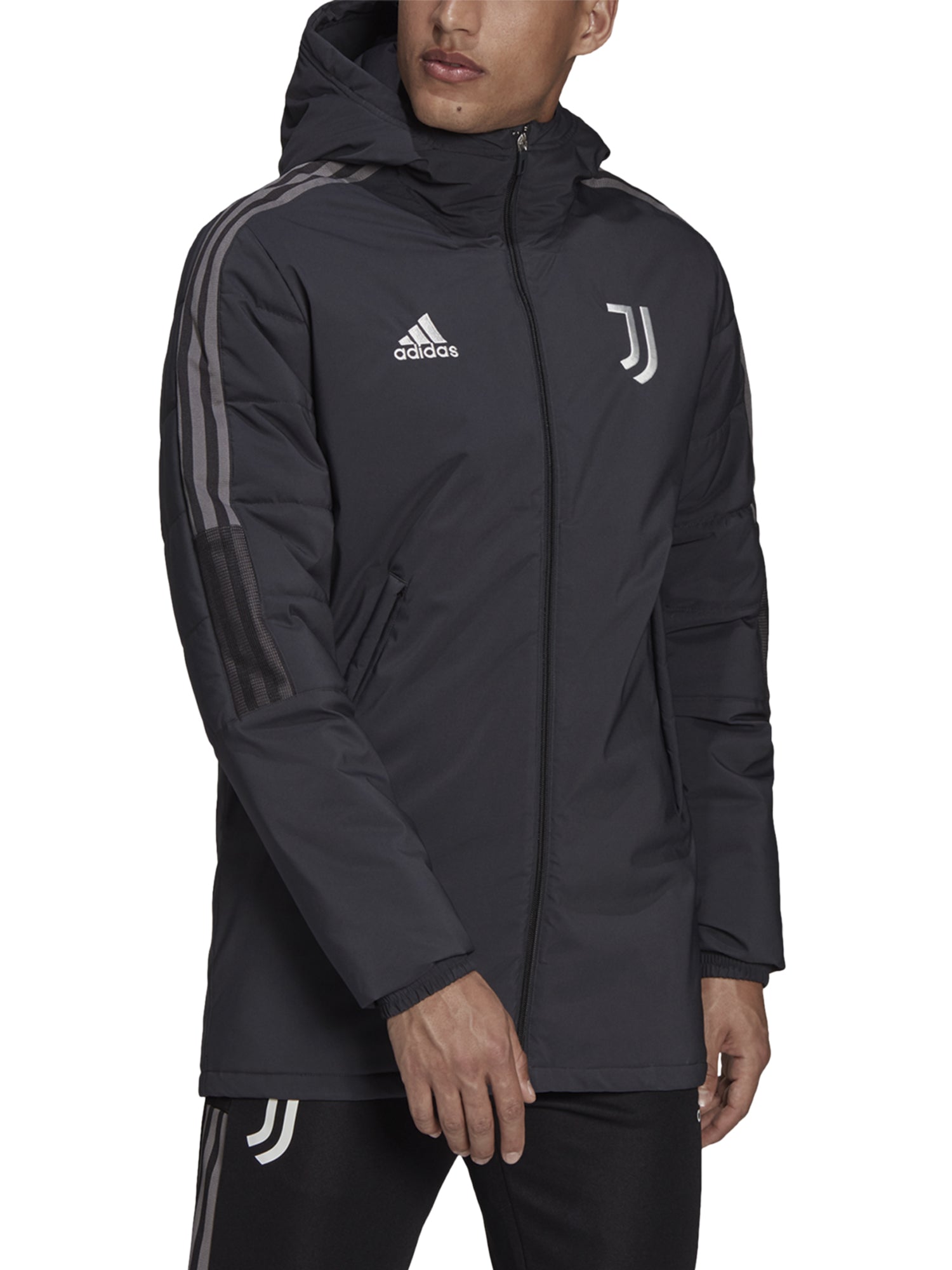 ADIDAS GIACCA INVERNALE JUVENTUS GRIGIO