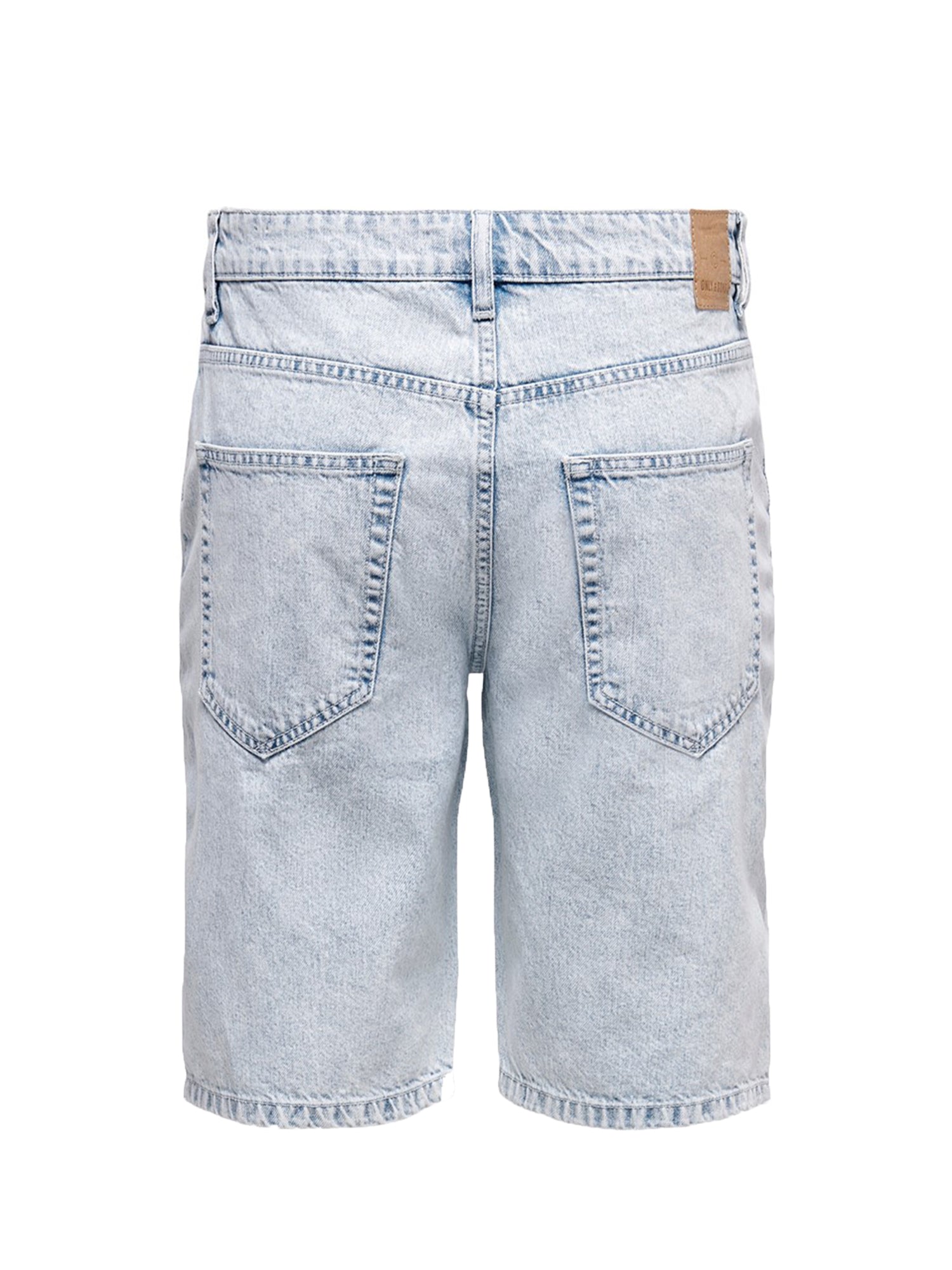 ONLY&SONS PANTALONCINI IN DENIM BLU CHIARO