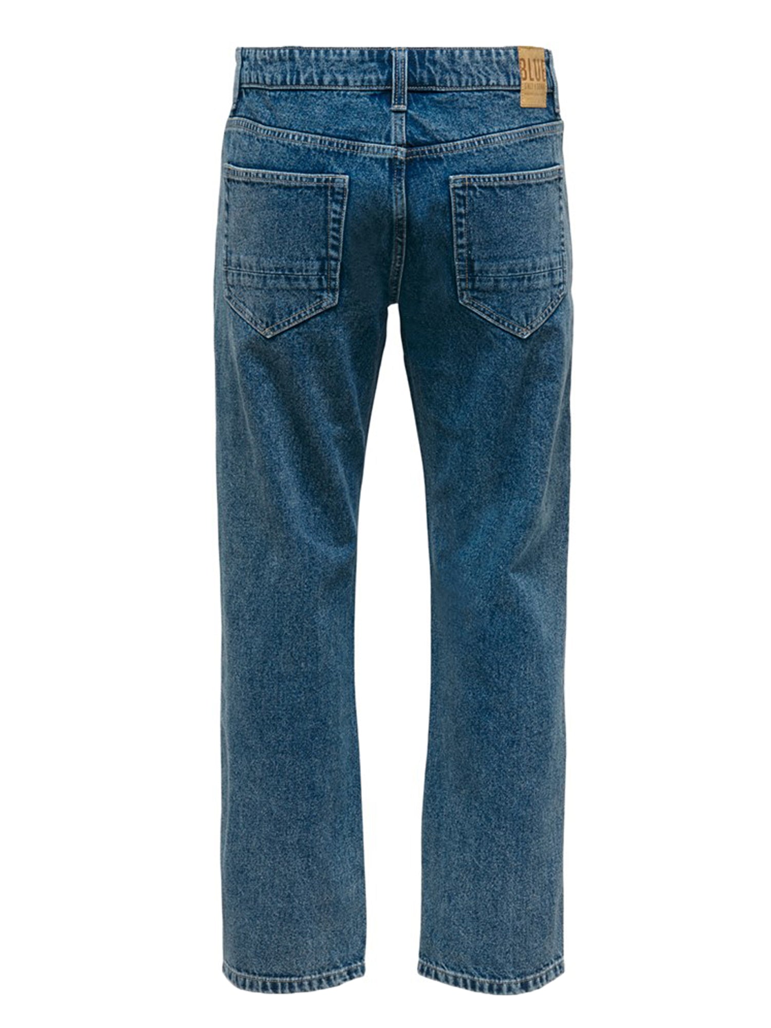 ONLY&SONS JEANS EDGE REGULAR FIT IN DENIM BLU