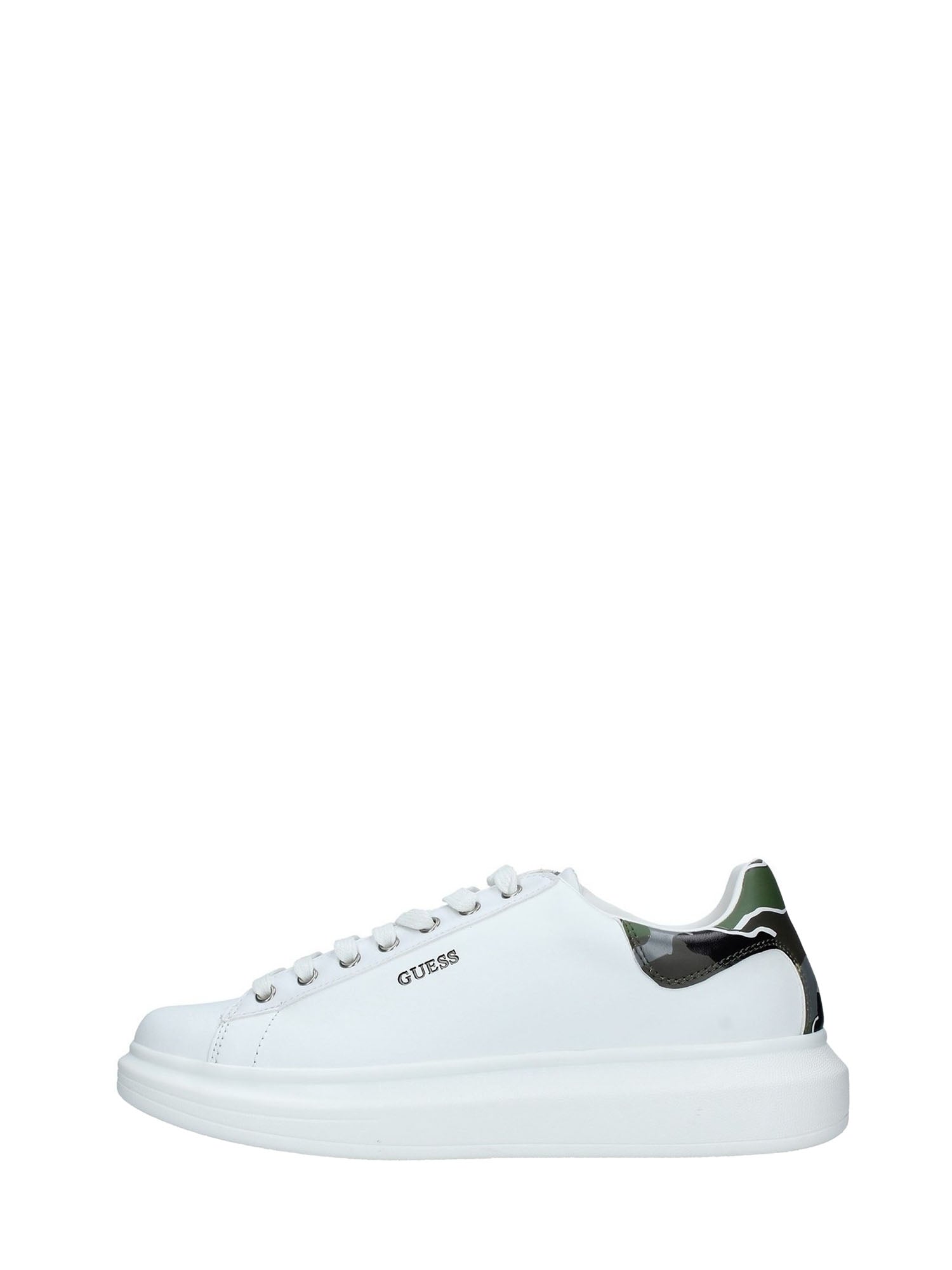 GUESS SNEAKER SALERNO BIANCO - CAMOUFLAGE